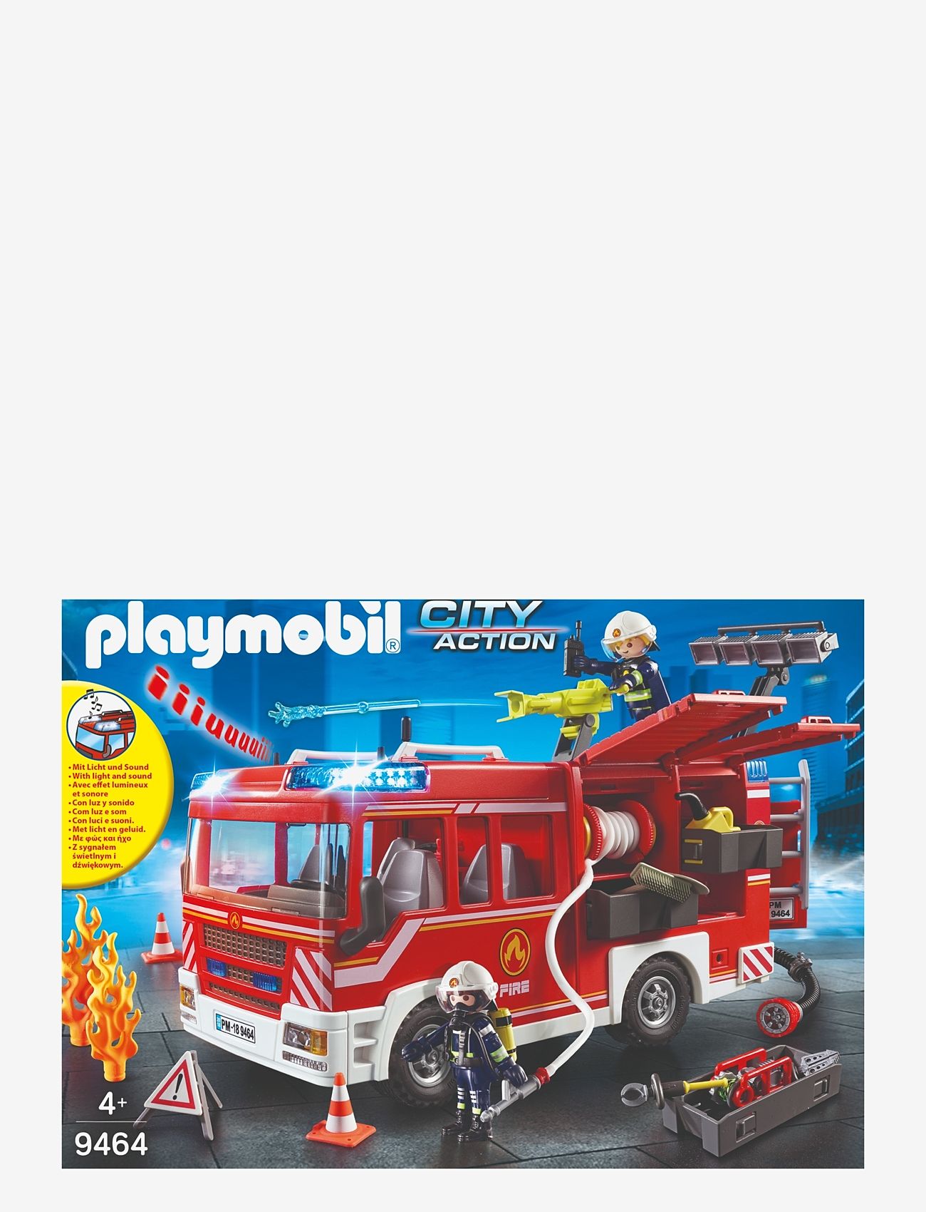 PLAYMOBIL - PLAYMOBIL City Action Brannbil - 9464 - playmobil city action - multicolored - 1