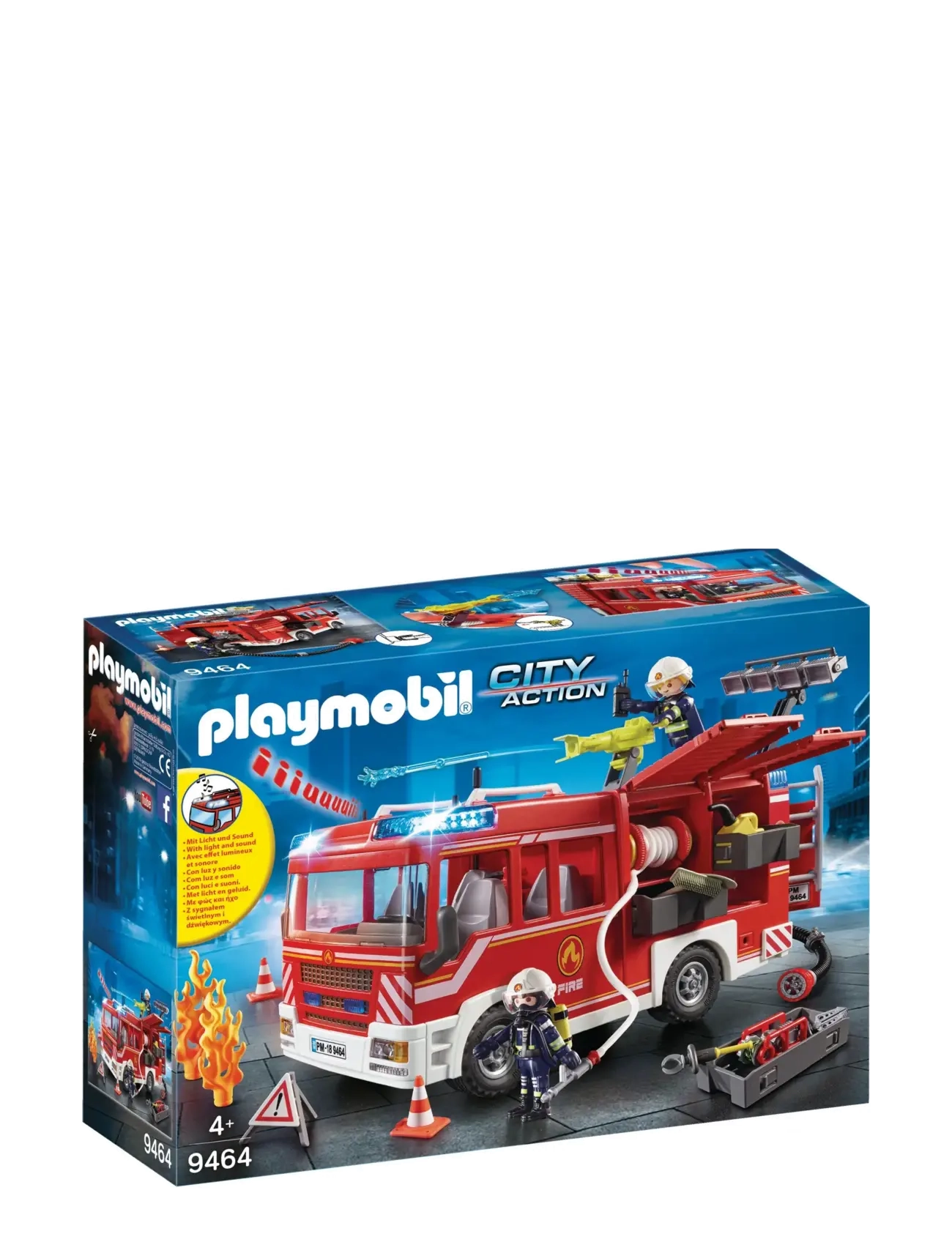 PLAYMOBIL - PLAYMOBIL City Action Udrykningsvogn - 9464 - playmobil city action - multicolored - 5