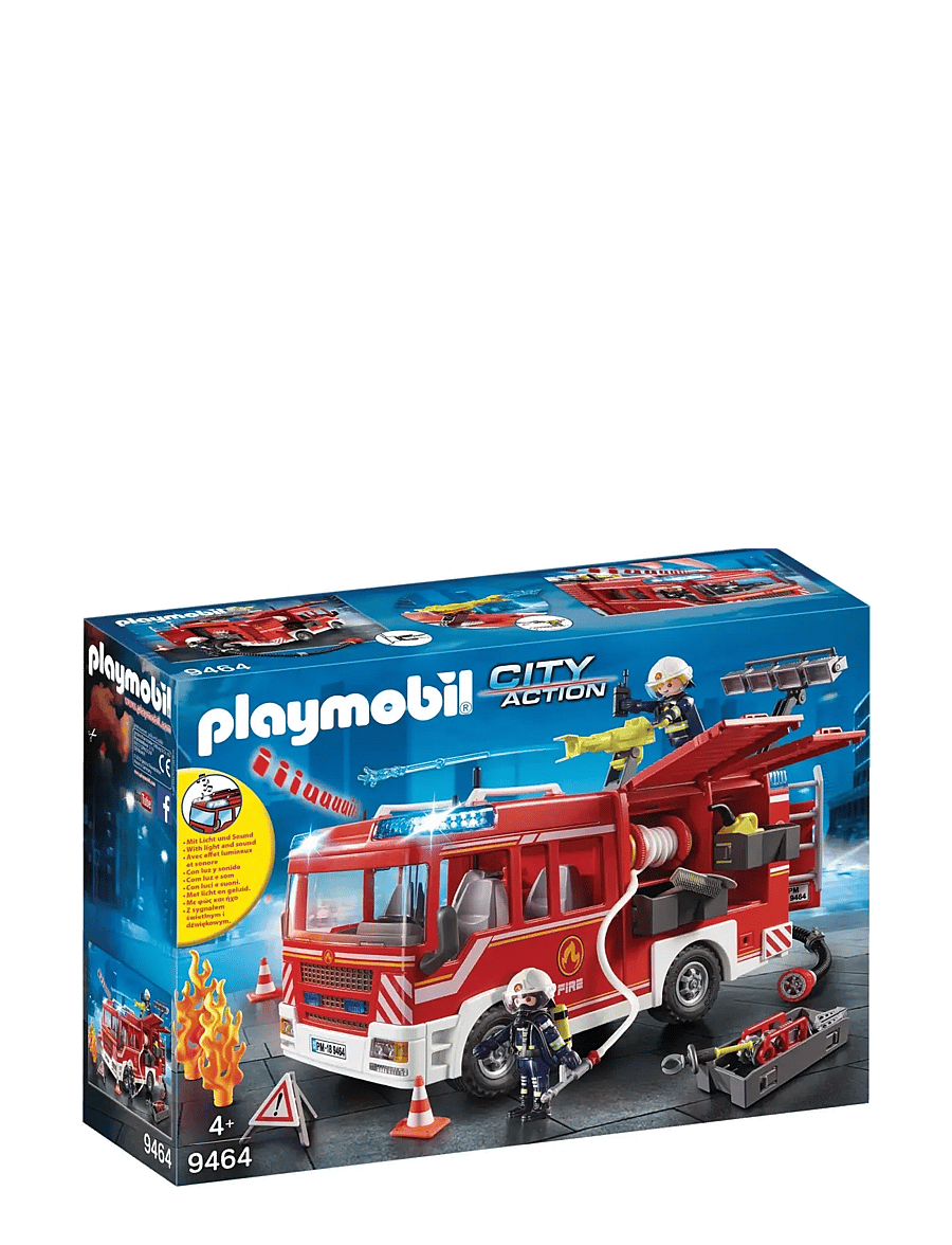 PLAYMOBIL - Fire Engine - playmobil city action - multicolored - 5