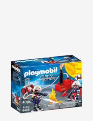 PLAYMOBIL - PLAYMOBIL City Action Firefighters with Water Pump - 9468 - playmobil city action - multicolored - 5