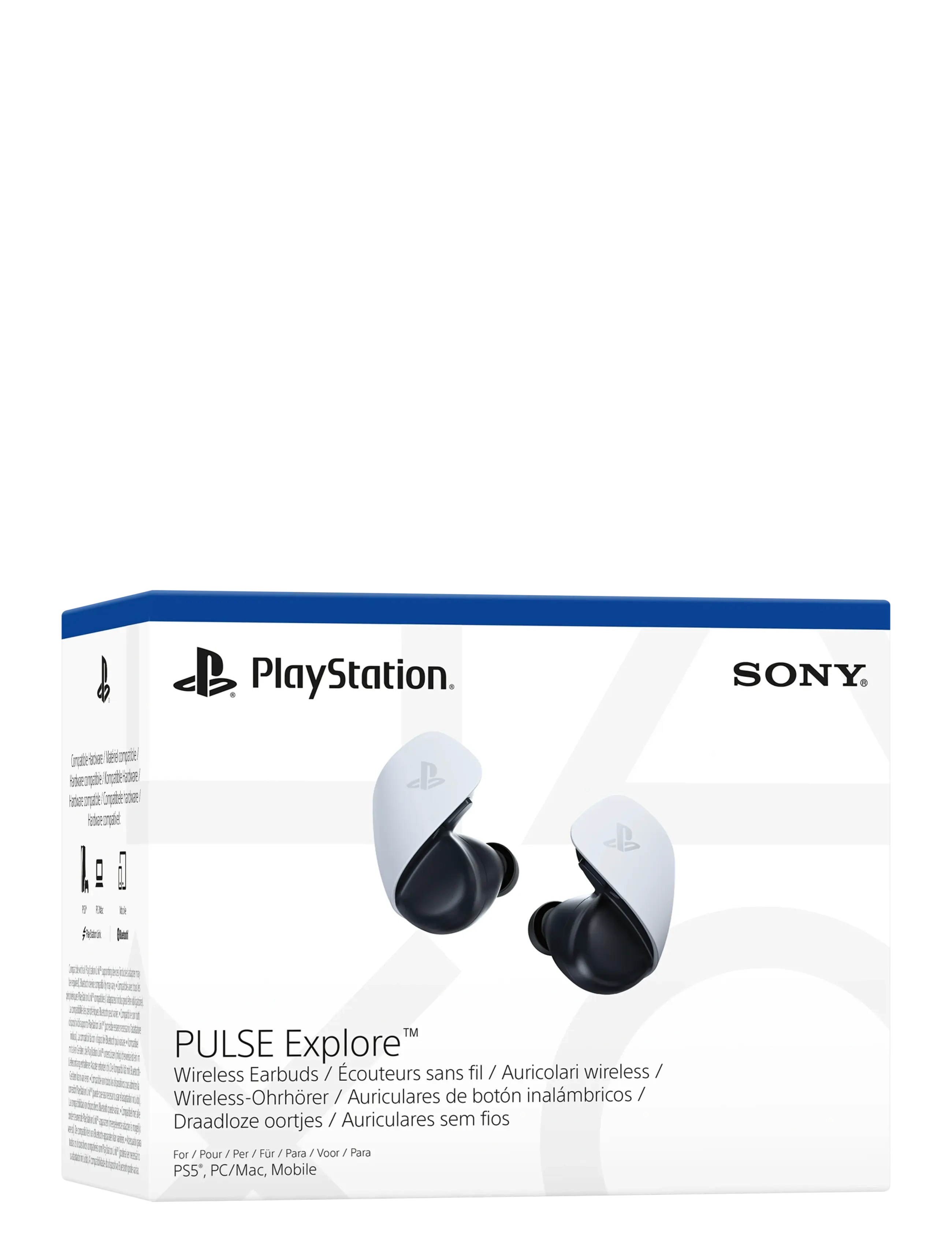 PlayStation Ps5 Pulse Explore, One Size, White, Accessories > Headsets, Børn