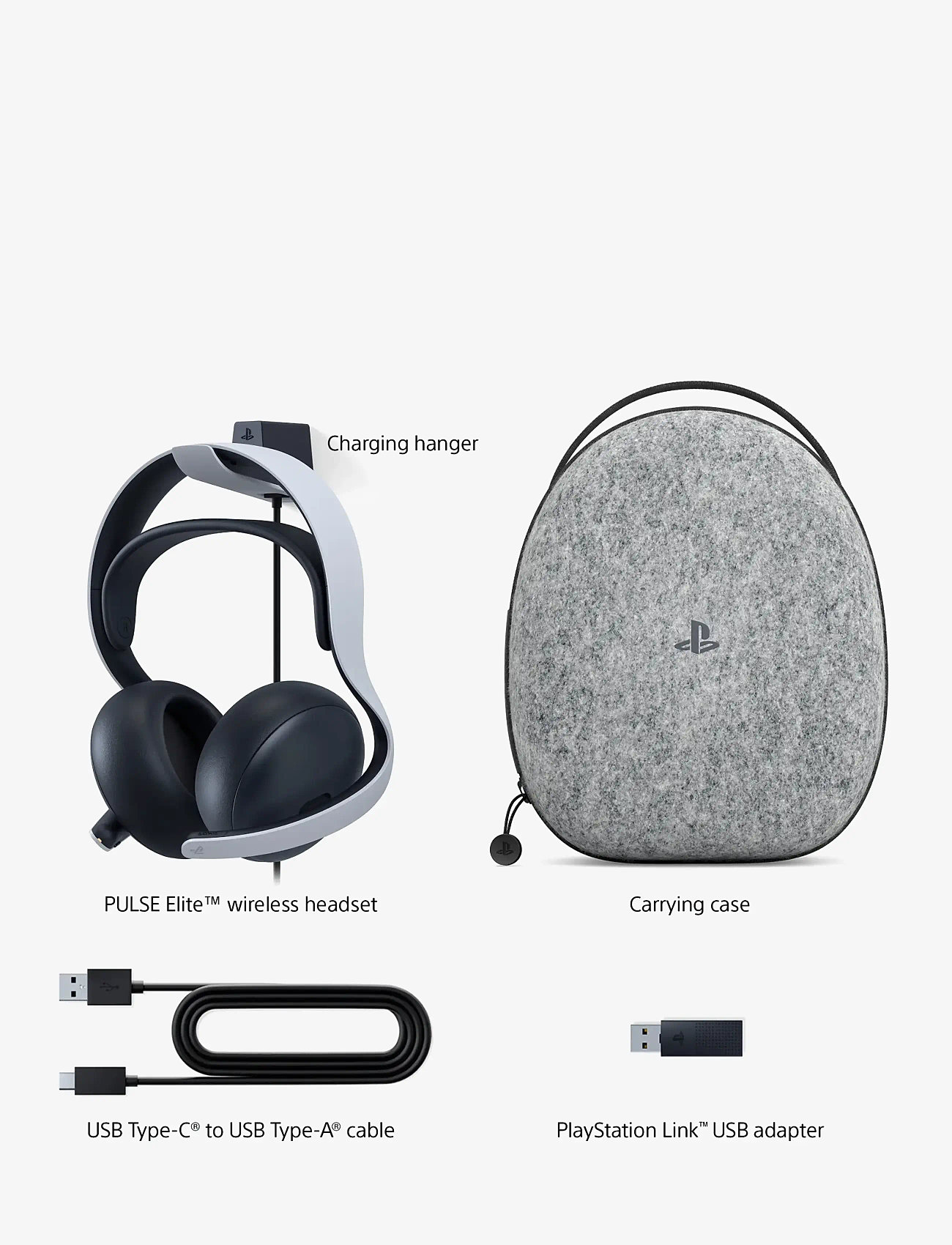 PlayStation - PULSE ELITE Wireless Headset w case - austiņas - white - 4