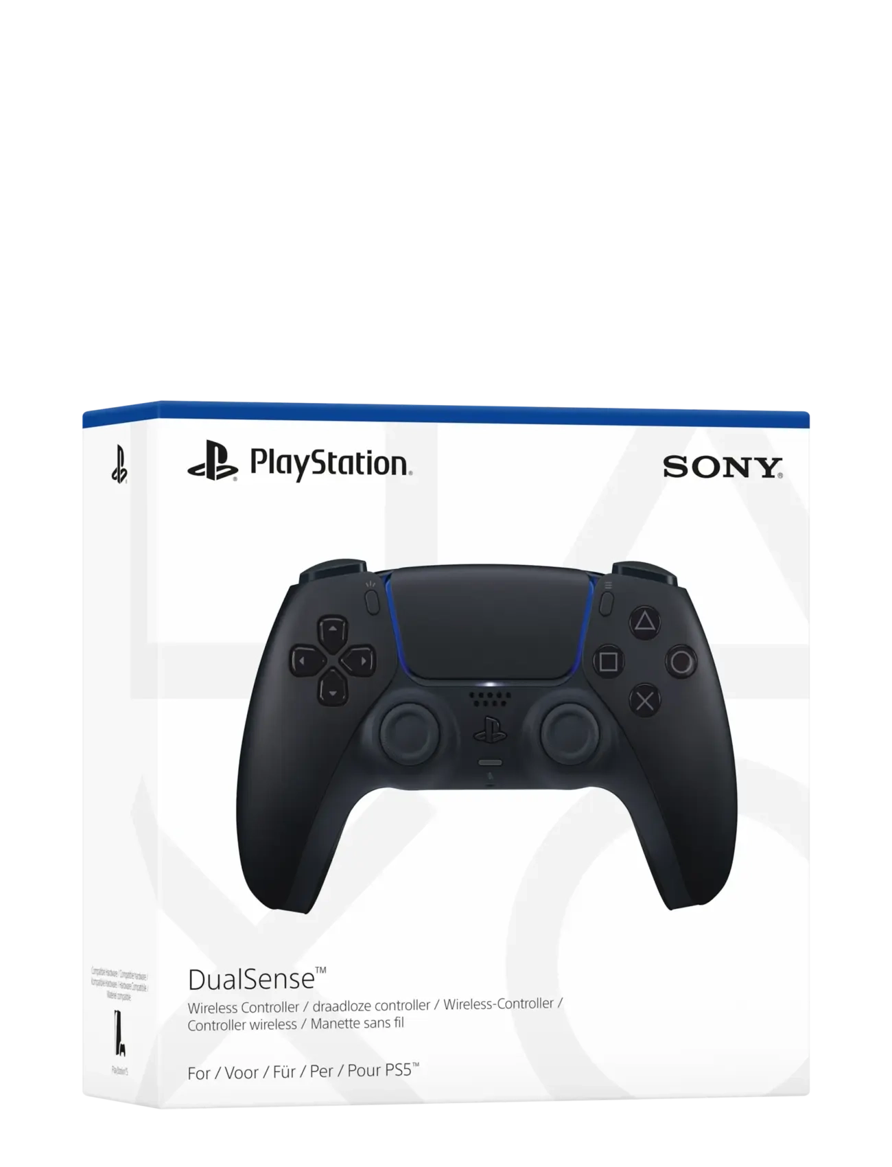 PlayStation Ps5 Dualsense Midnight Black, Børn, Controllers, Sort, Str: ONE SIZE