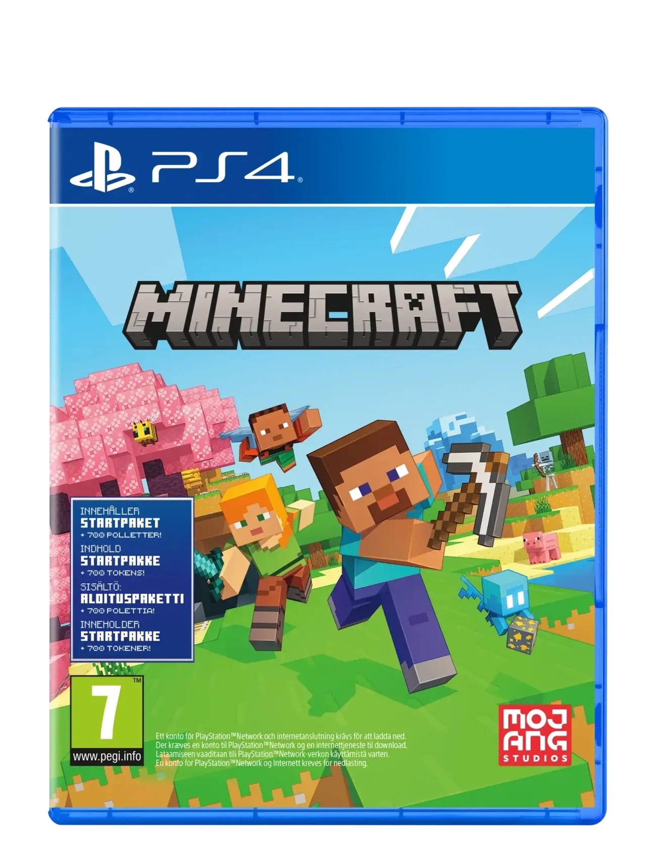 PlayStation Ps4 Minecraft Starter Collection, Børn, Spil, Blå, Str: ONE SIZE