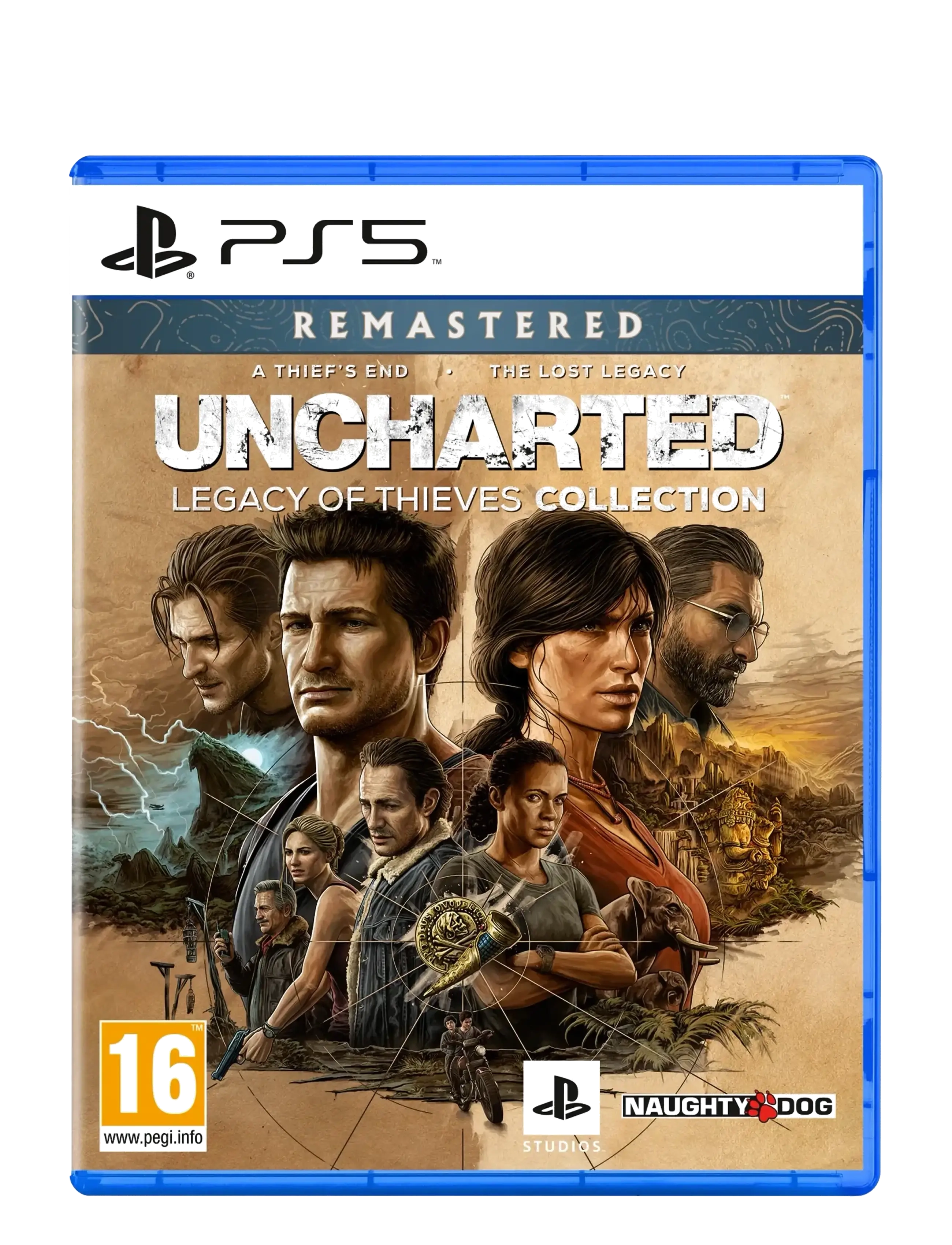 PlayStation Ps5 Uncharted Legacy Of Thieves Collection, One Size, Blue, Gaming > Games, Børn