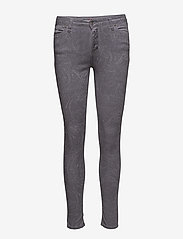 Please Jeans - Catwoman Grey Paisley - slim jeans - grey - 0