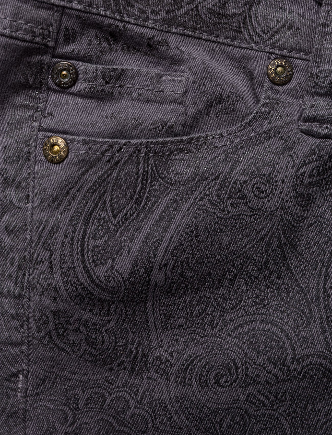 Please Jeans - Catwoman Grey Paisley - slim jeans - grey - 5