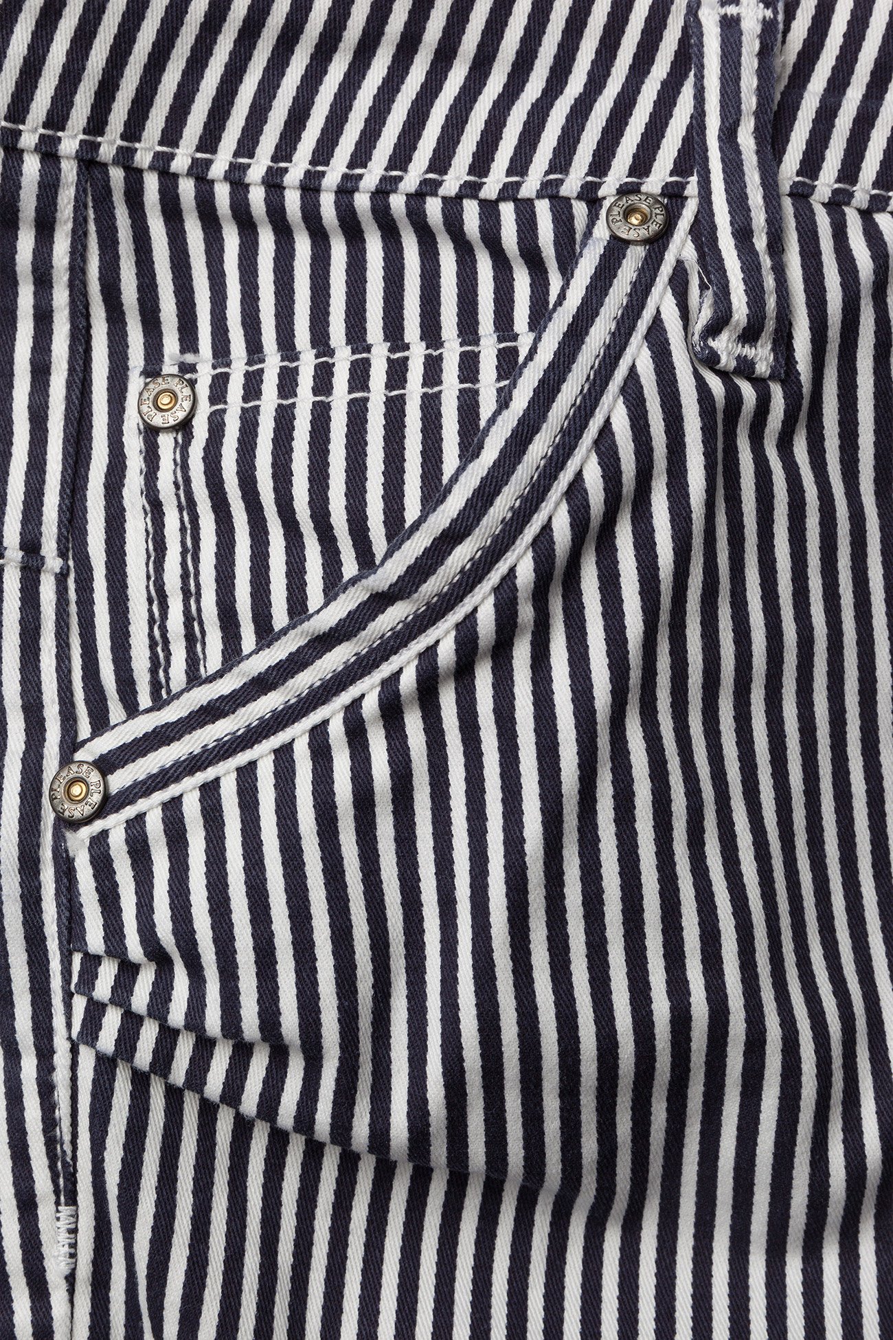 Please Jeans - FANCY STRIPE - multi coloured /blue - 2