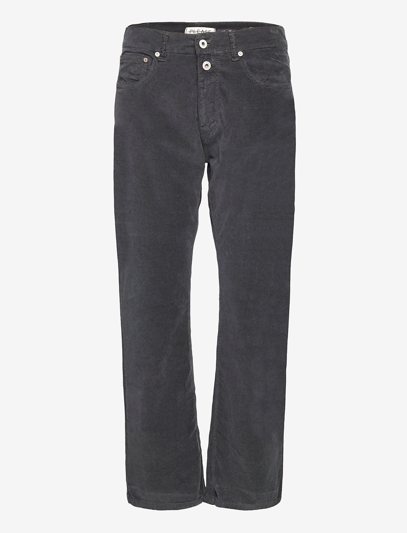 Please Jeans - 2B VELLUTO STR - tiesaus kirpimo džinsai - nero - 0