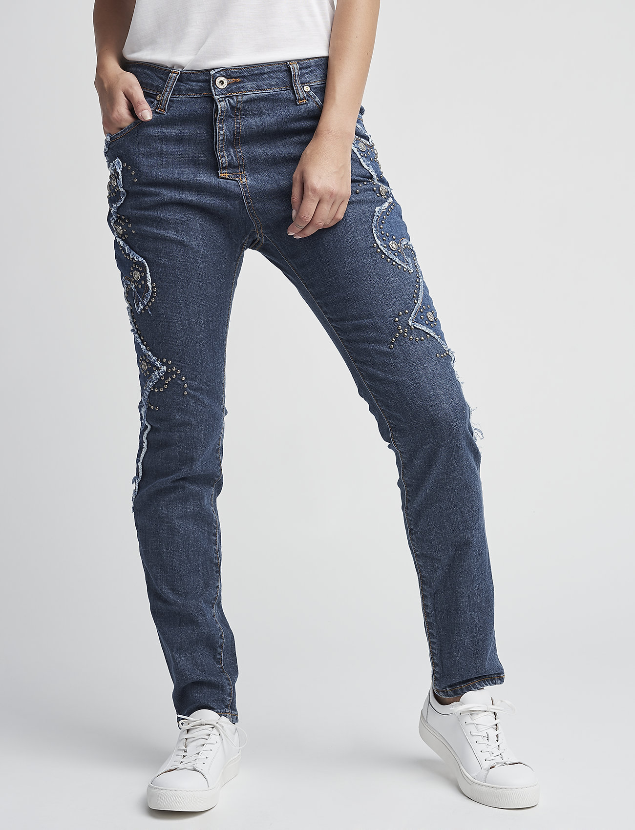 Please Jeans Fine Western, XS, Blue, Jeans > Lige-Almindelige, Dame