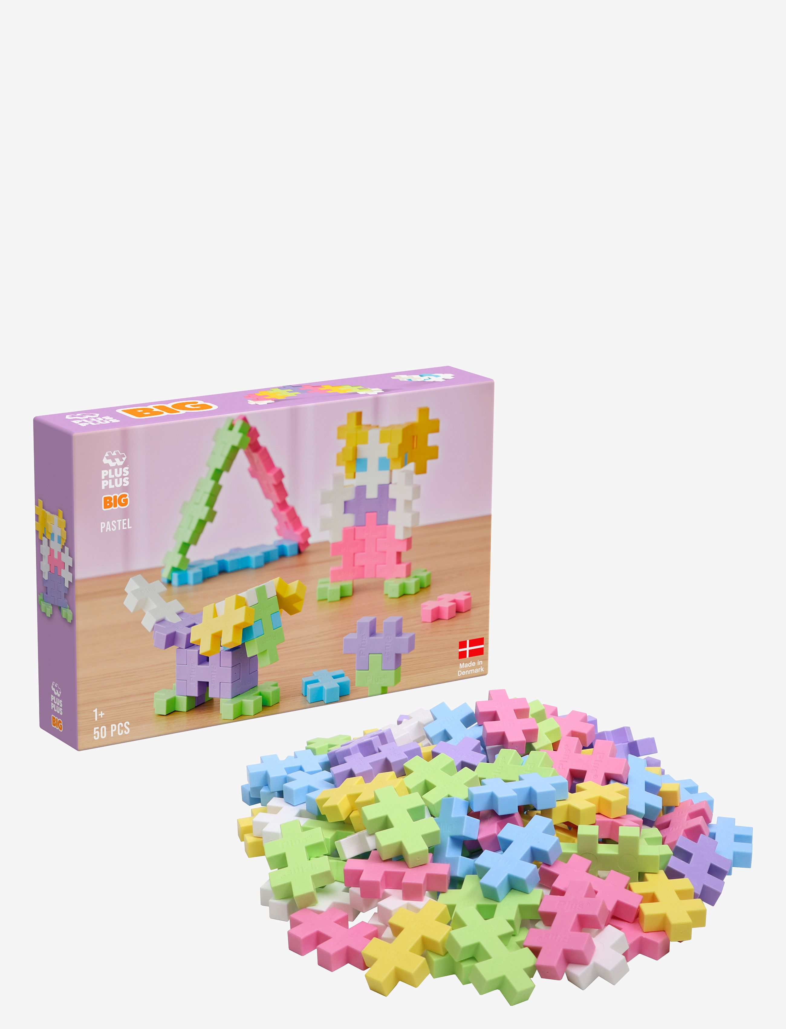 Plus-Plus Plus-Plus BIG Pastel Mix / 50 pcs. - Plus-Plus - MIX / multi