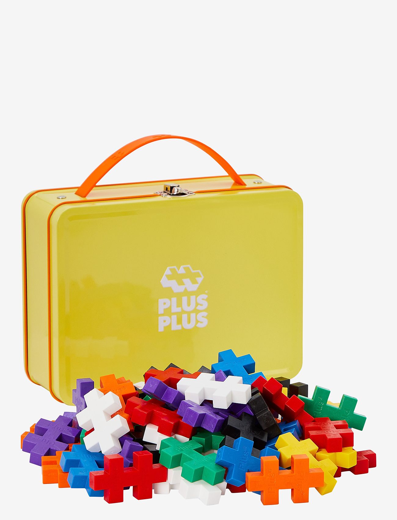 Plus-Plus - Plus-Plus BIG / Metal suitcase Basic - byggesæt - mix basic - 0