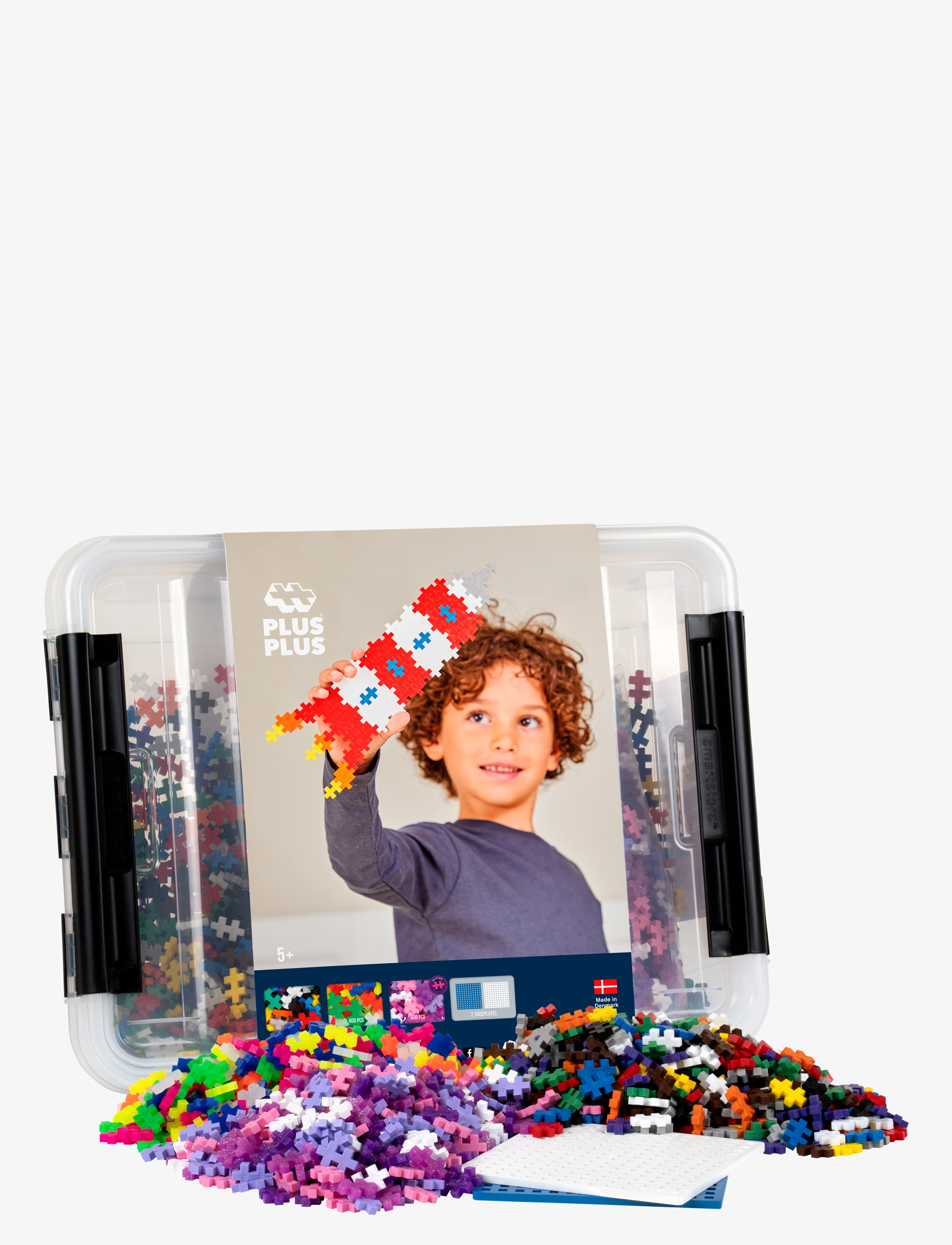 Plus-Plus Plus-Plus Storage Box Mix / 2400 Pcs, One Size, Multi/patterned, Byggesæt Og -Klodser > Byggesæt, Børn