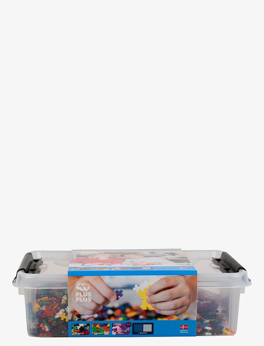 Plus-Plus - Plus-Plus Storage Box Mix / 2400 pcs - byggesæt - mix - 2