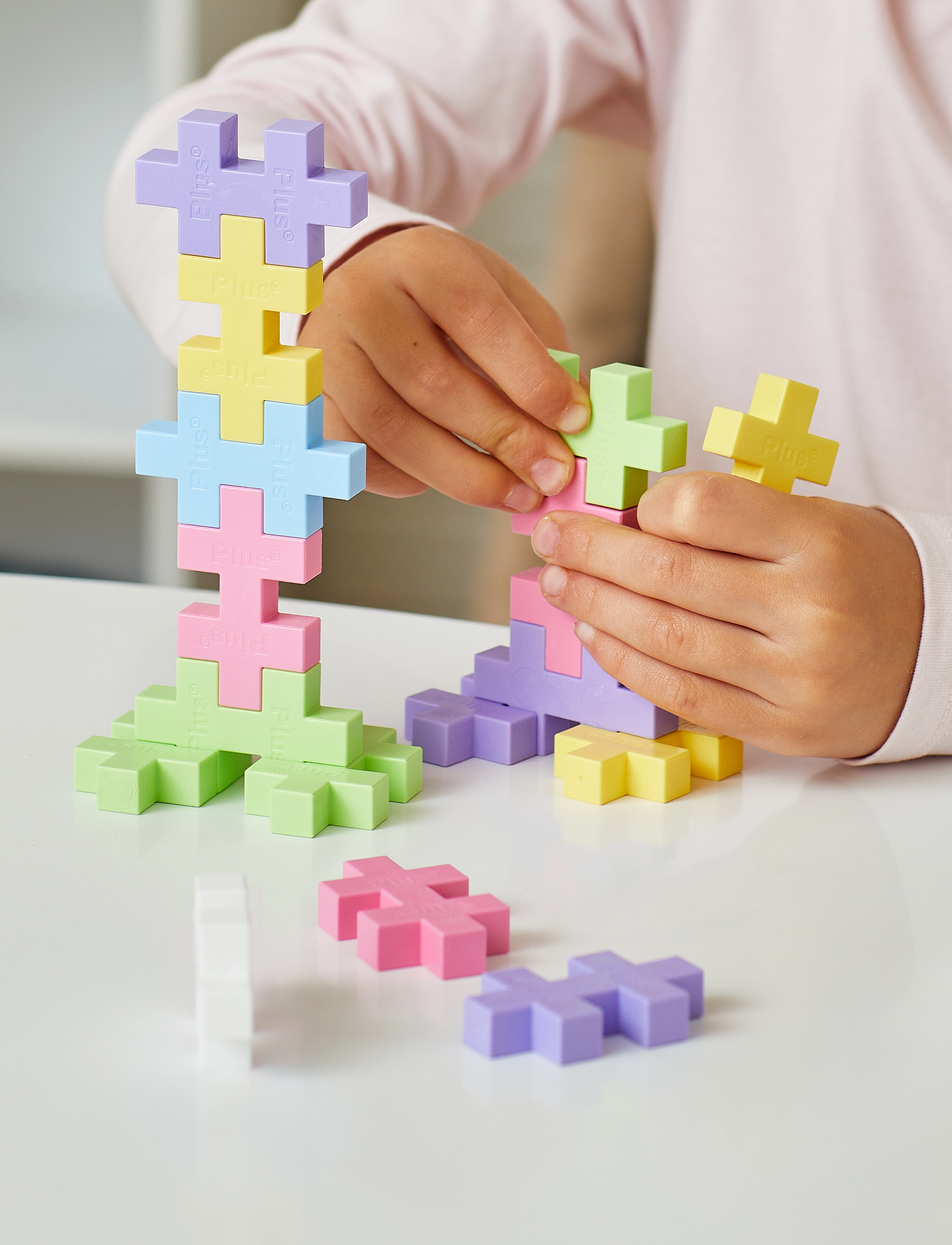 Plus-Plus Plus-Plus Big Pastel Mix / 100 Pcs, One Size, Multi/patterned, Byggesæt Og -Klodser > Byggesæt, Børn