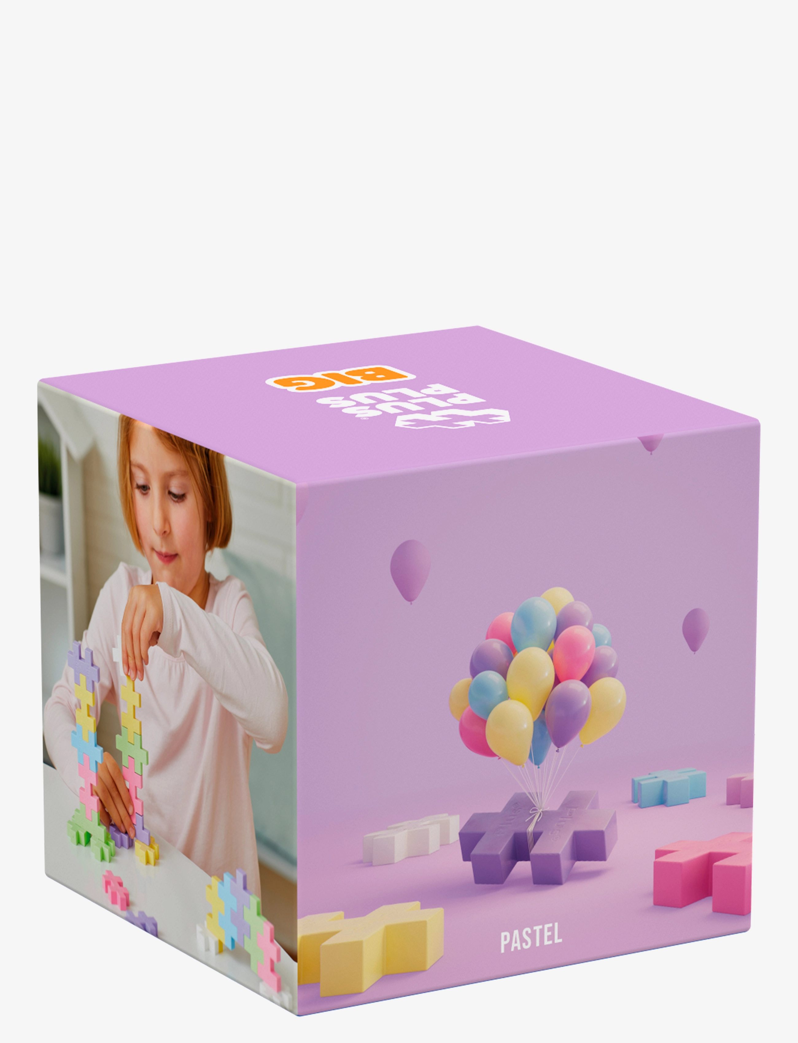Plus-Plus - Plus-Plus BIG Pastel Mix / 100 pcs - byggsatser - mix pastel - 3