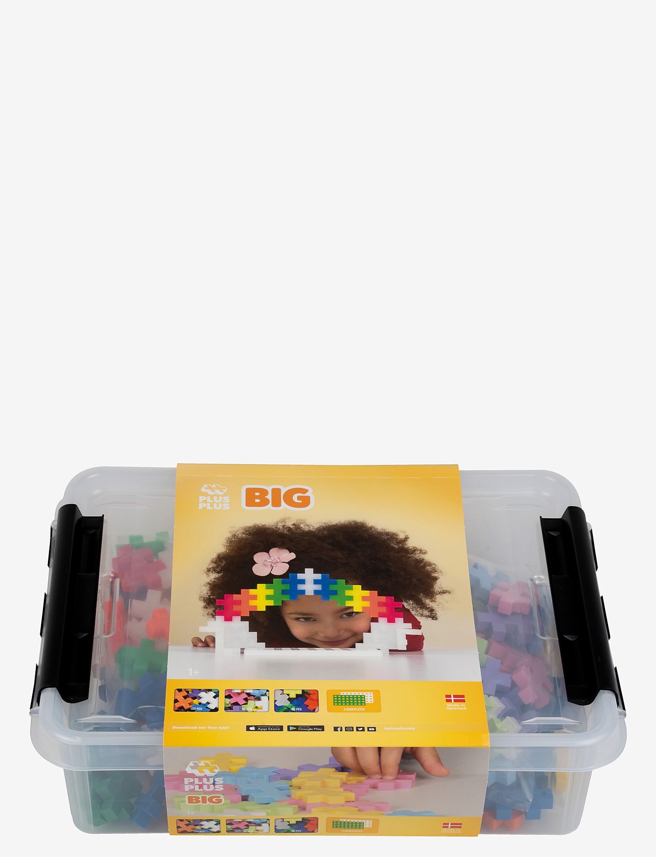 Plus-Plus - Plus-Plus BIG Storage Box Mix / 200 pcs - byggesæt - mix - 2