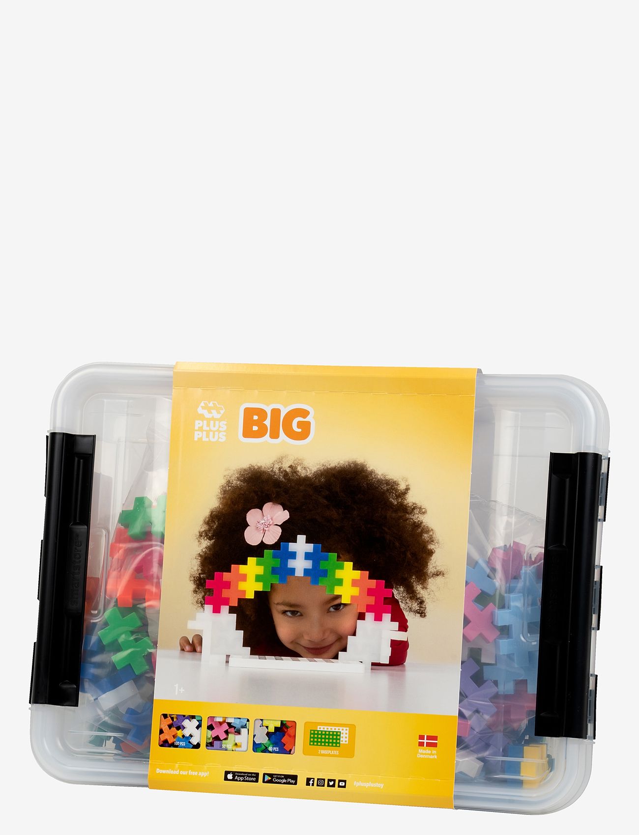 Plus-Plus - Plus-Plus BIG Storage Box Mix / 200 pcs - byggesæt - mix - 3