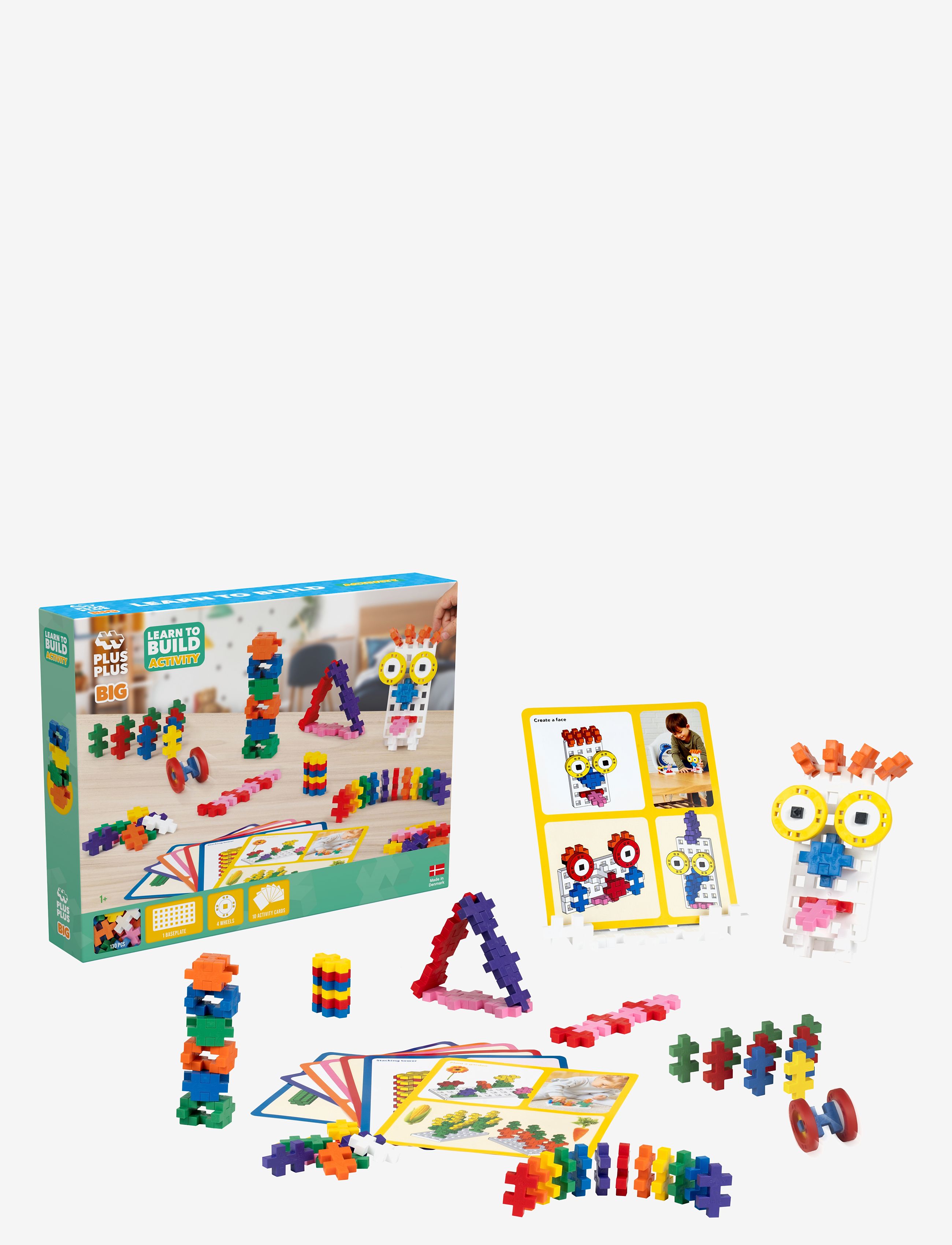 Plus-Plus - Plus-Plus BIG Learn to Build Activity Set - byggesæt - mix - 2