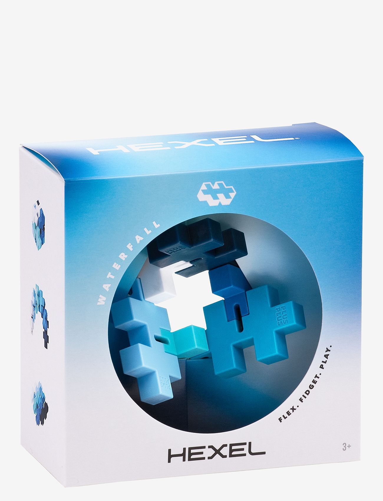 Plus-Plus - HEXEL Waterfall - byggesæt - mix - 1