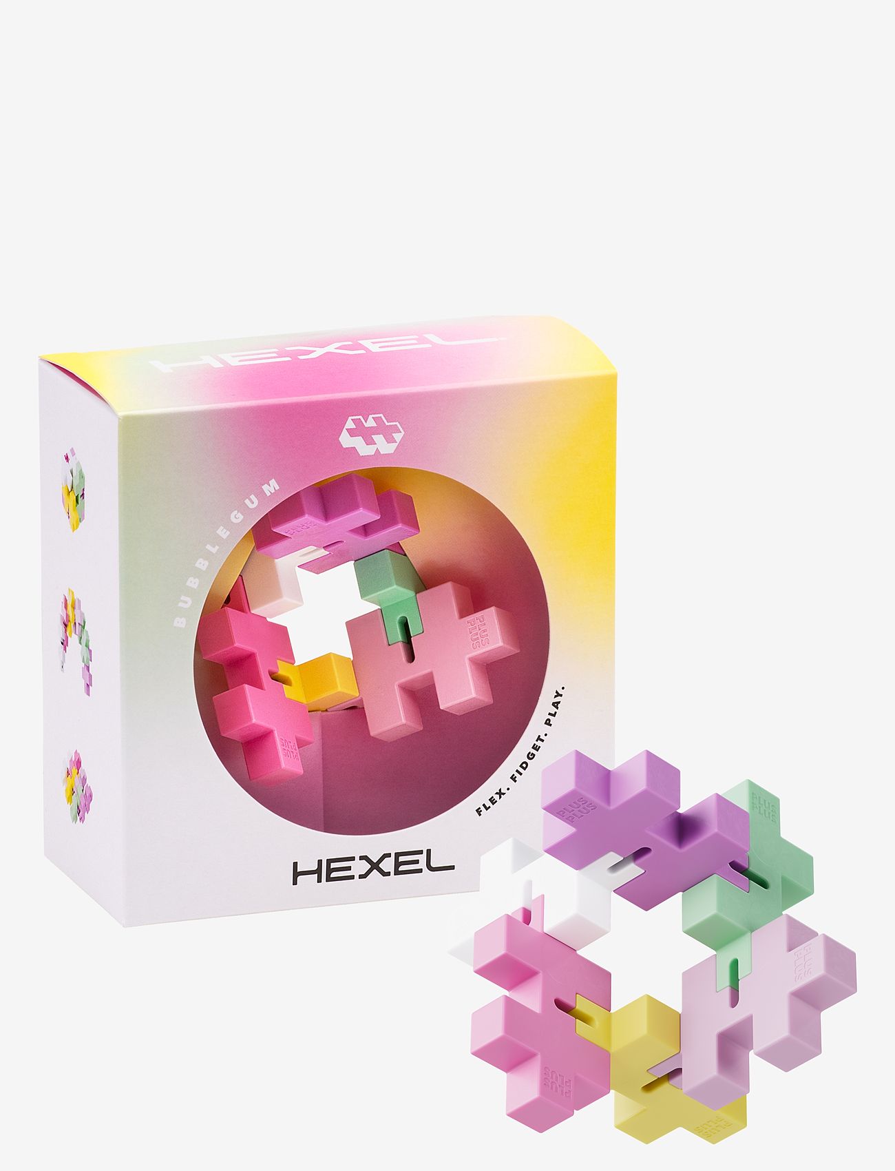 Plus-Plus - HEXEL Bubblegum - byggsatser - mix - 0