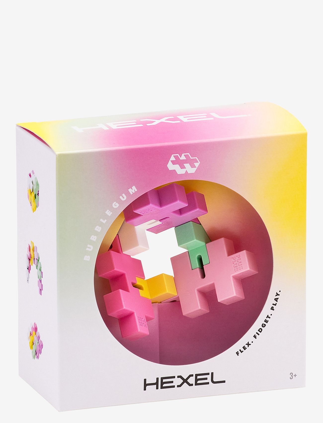 Plus-Plus - HEXEL Bubblegum - byggsatser - mix - 1