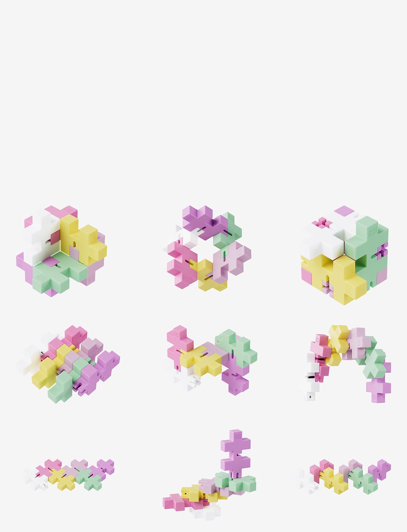 Plus-Plus - HEXEL Bubblegum - byggsatser - mix - 2