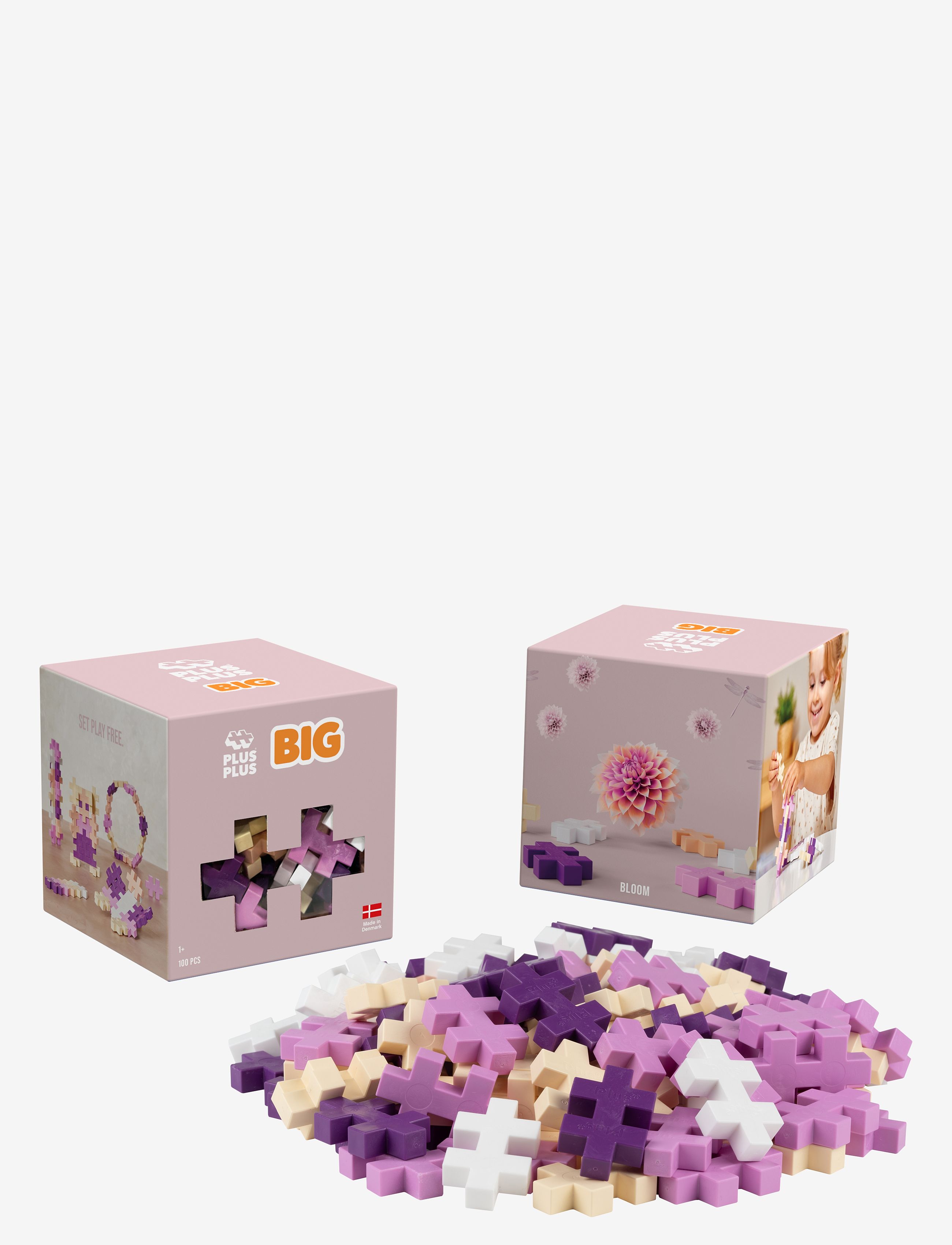 Plus-Plus - Plus-Plus BIG Bloom / 100 pcs - byggsatser - mix - 2