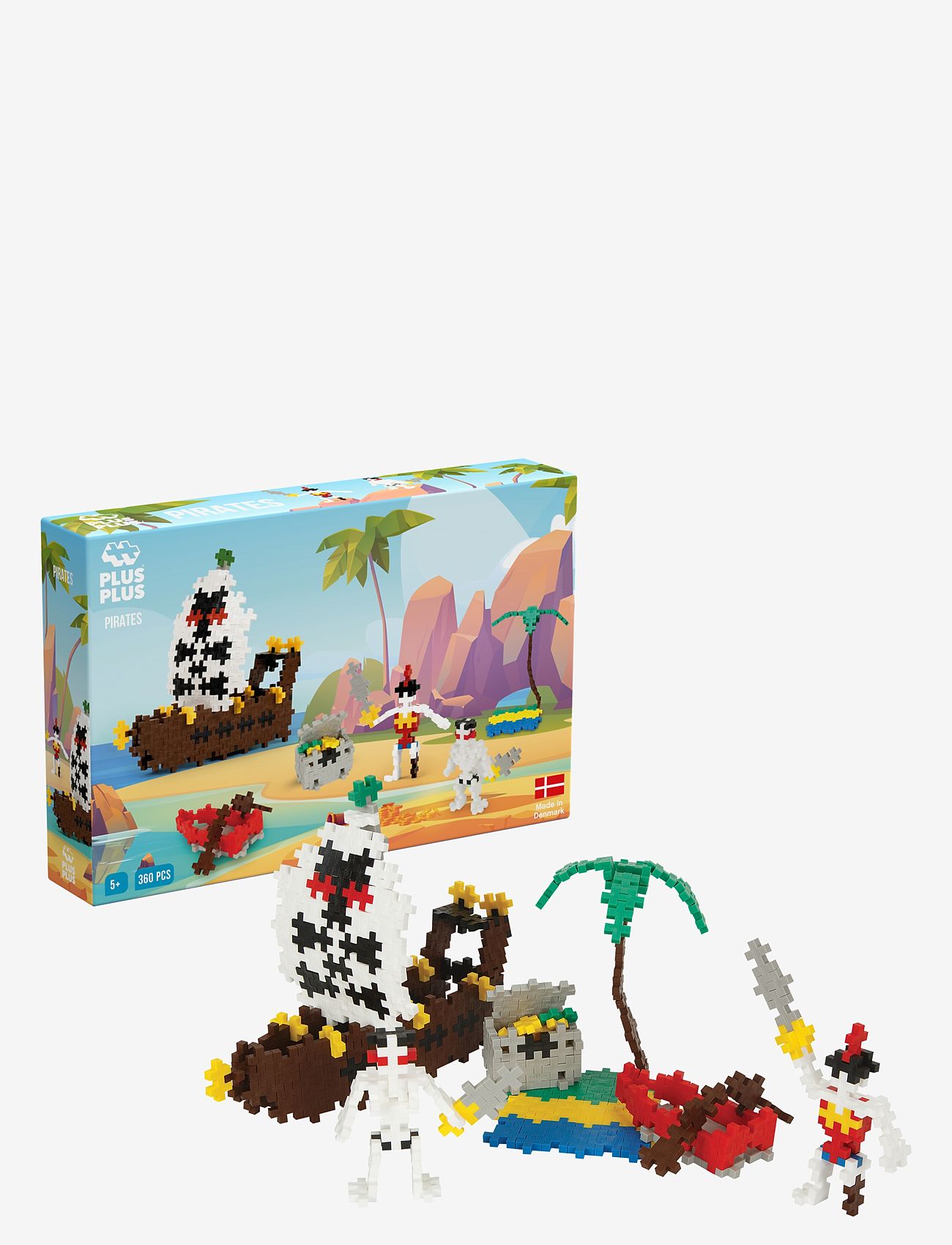 Plus-Plus - Plus-Plus Basic Pirates / 360 pcs - byggeklodser - mix - 0