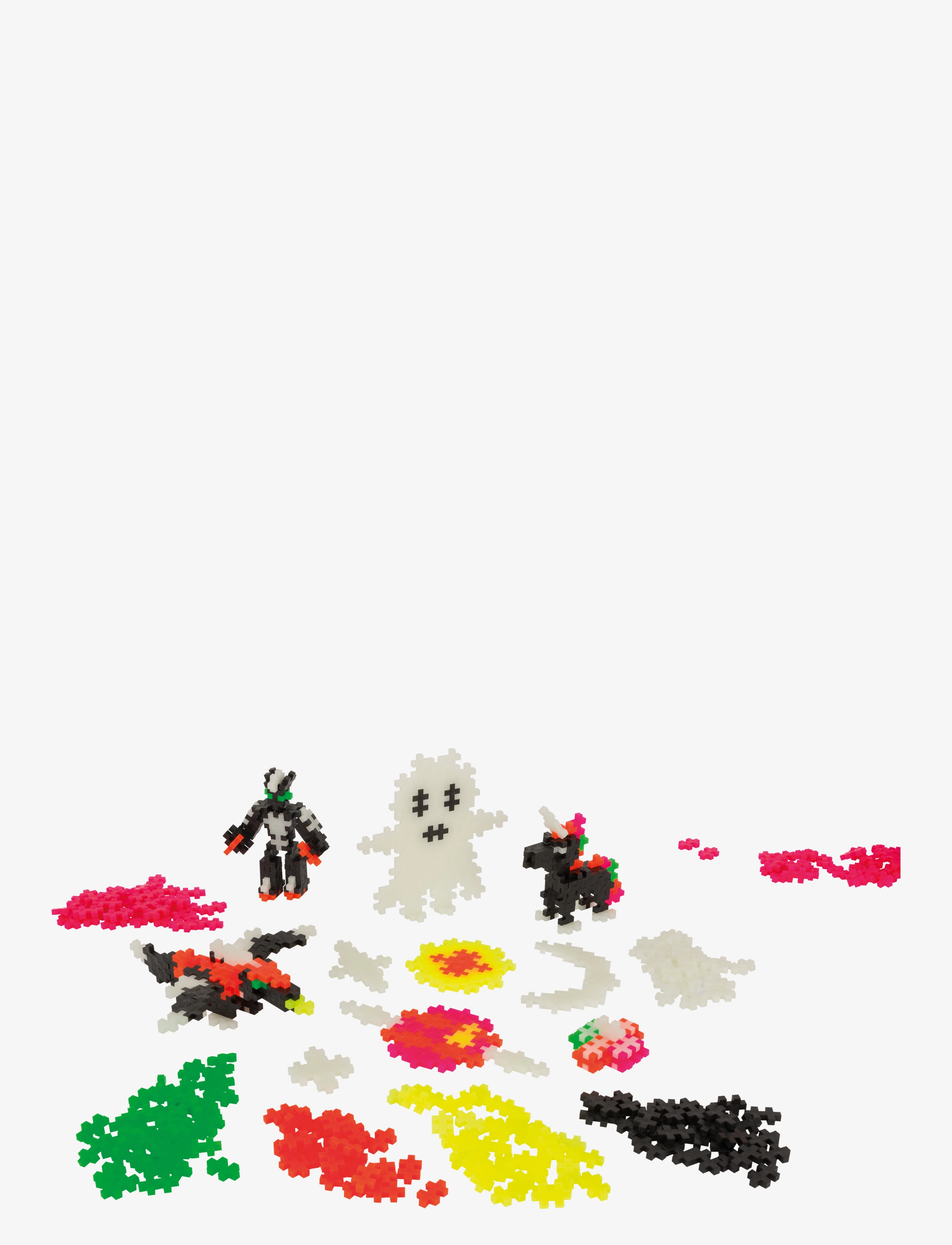 Plus-Plus - Plus-Plus Build and Glow - Glow in the Dark / 360 pcs - byggsatser - mix - 4