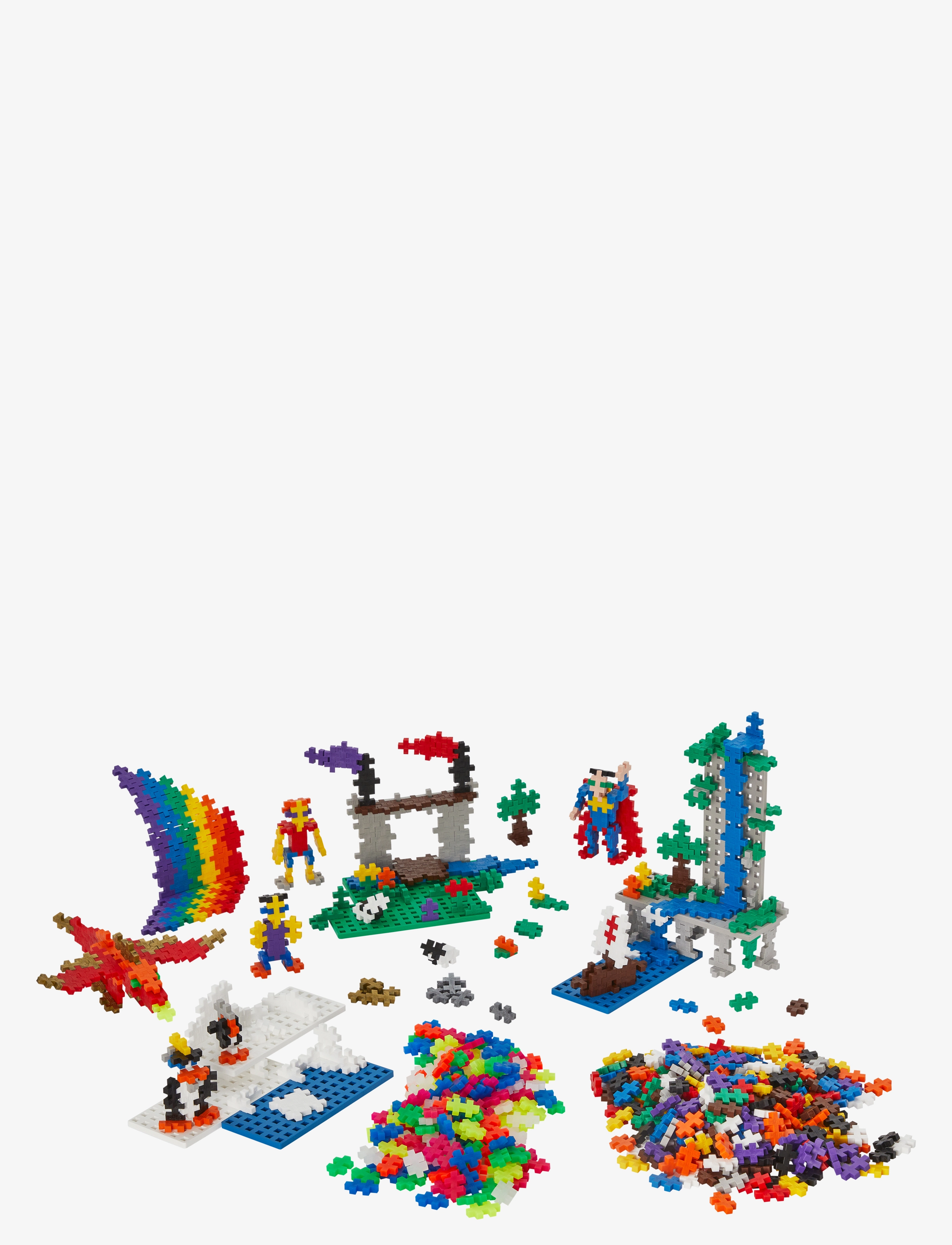 Plus-Plus - Plus-Plus Basic Learn to build Super set - byggesett - mix basic - 2