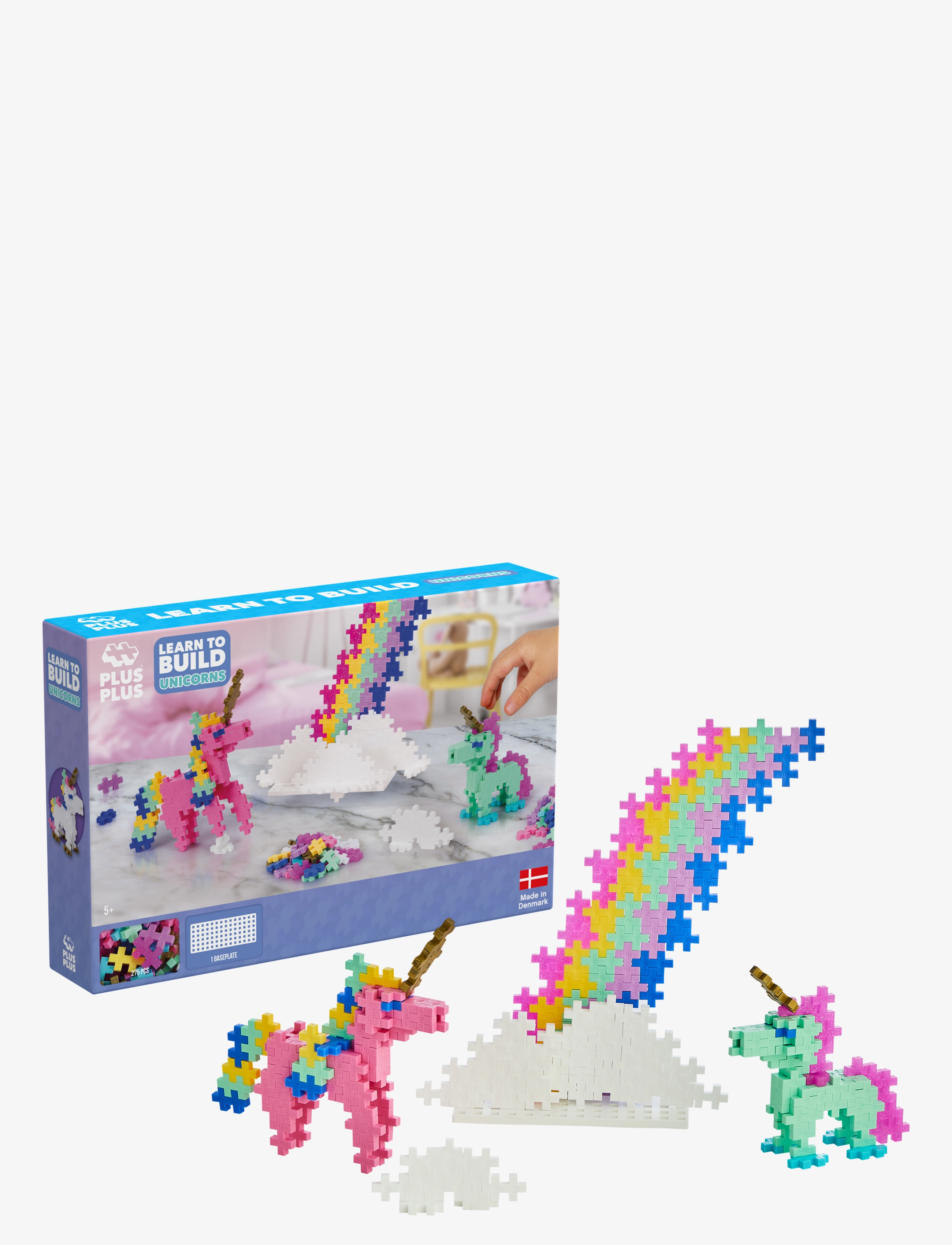 Plus-Plus - Learn to Build Unicorns - byggsatser - multi - 2