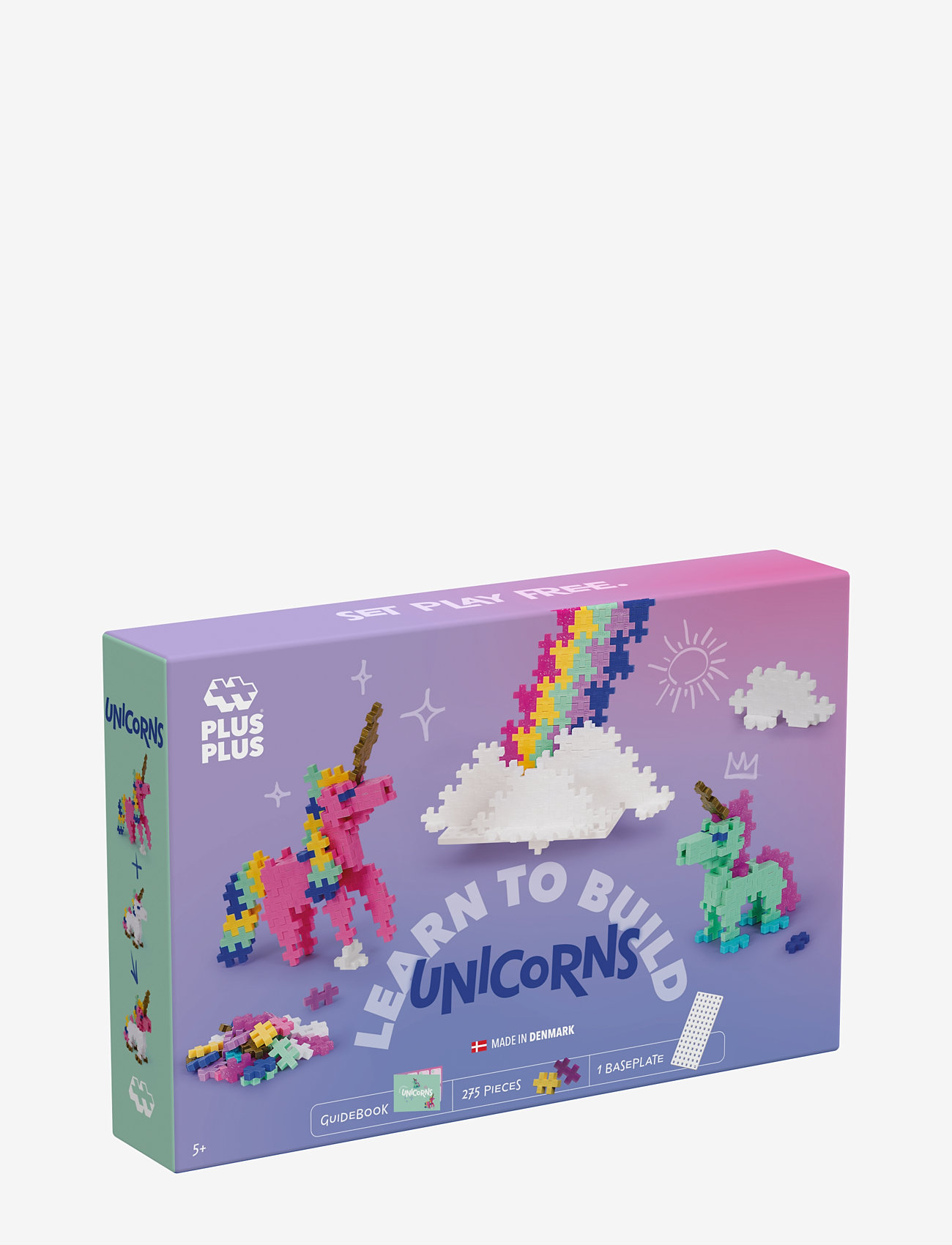 Plus-Plus - Learn to Build Unicorns - byggesæt - multi - 4