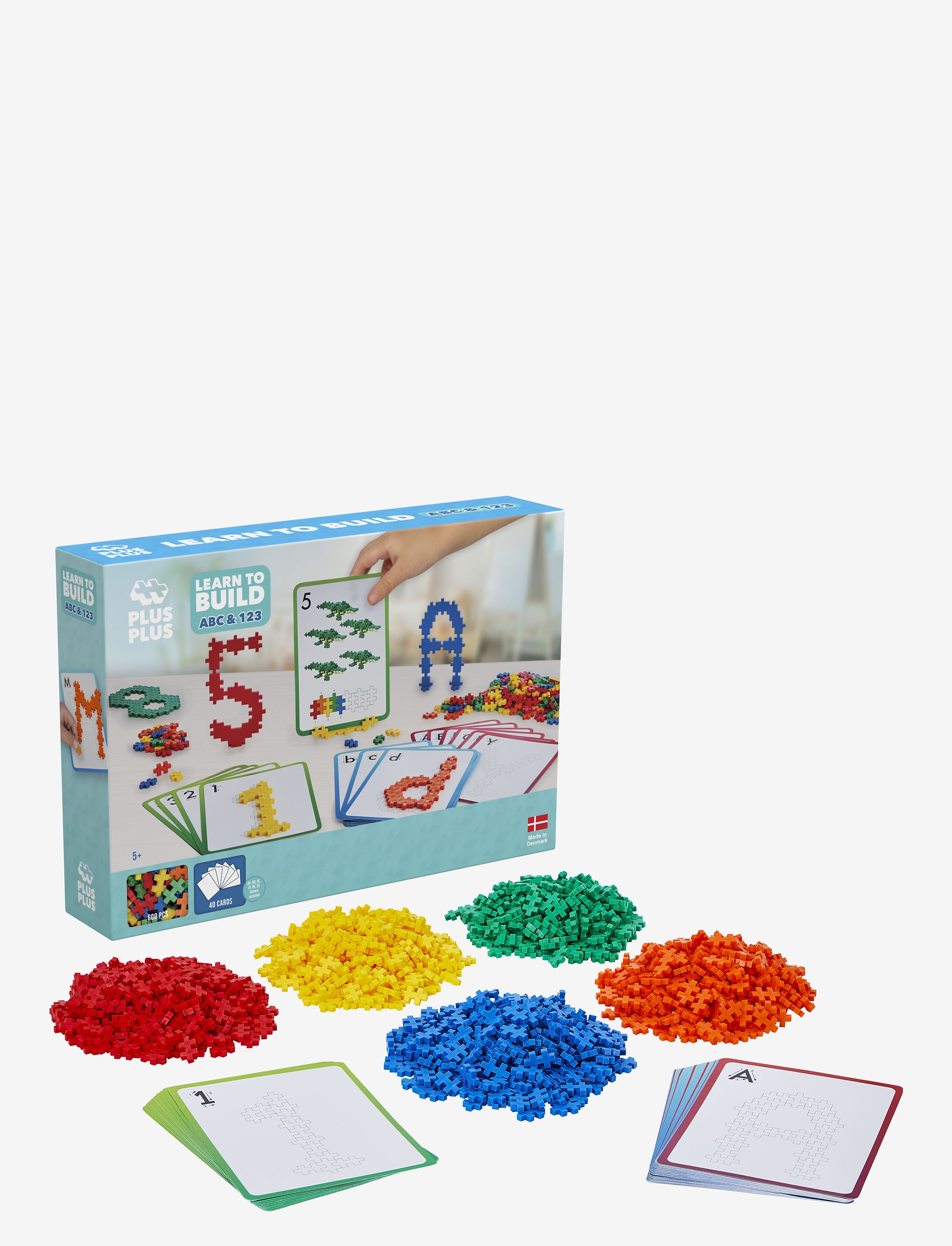 Plus-Plus Plus-Plus Learn To Build Abc & 123, One Size, Multi/patterned, Byggesæt Og -Klodser > Byggesæt, Børn