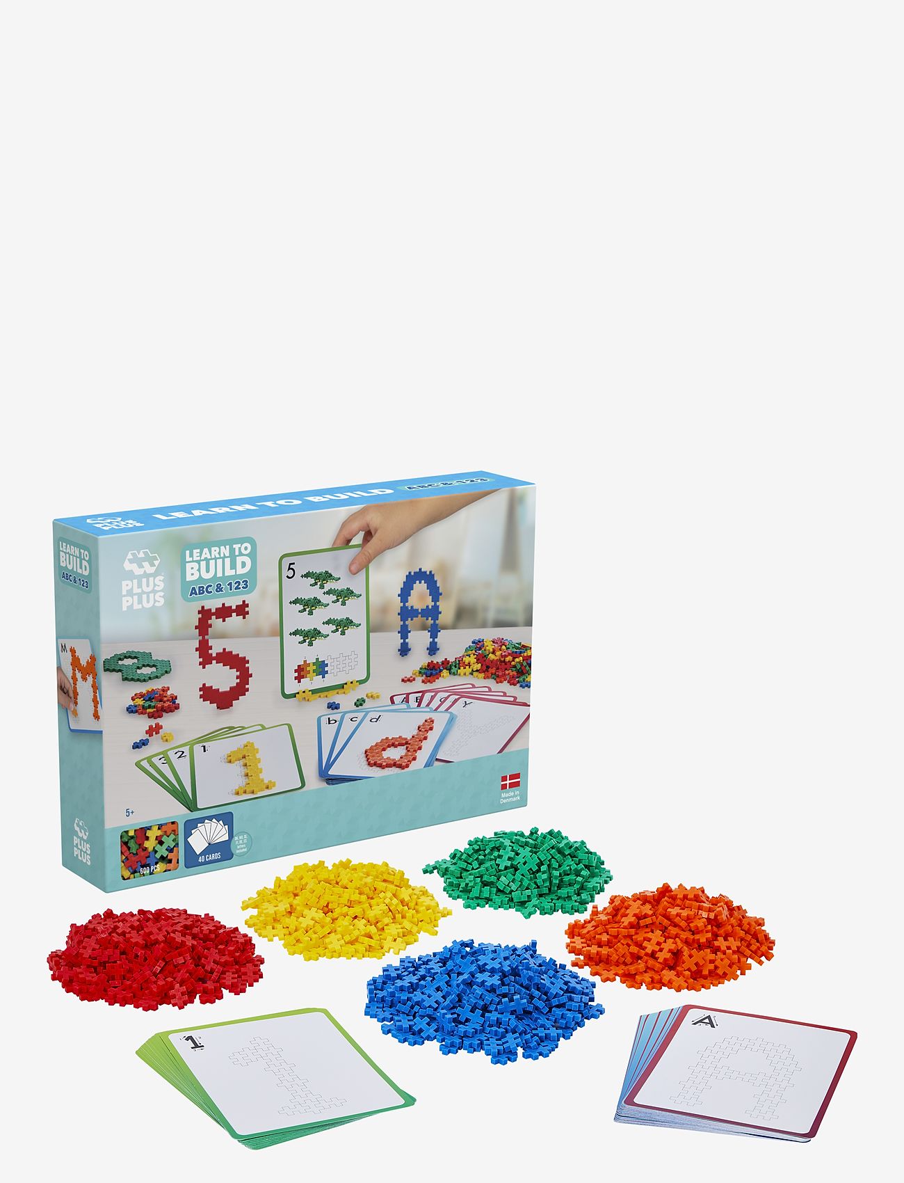 Plus-Plus - Plus-Plus Learn To Build ABC & 123 - byggesæt - mix - 0