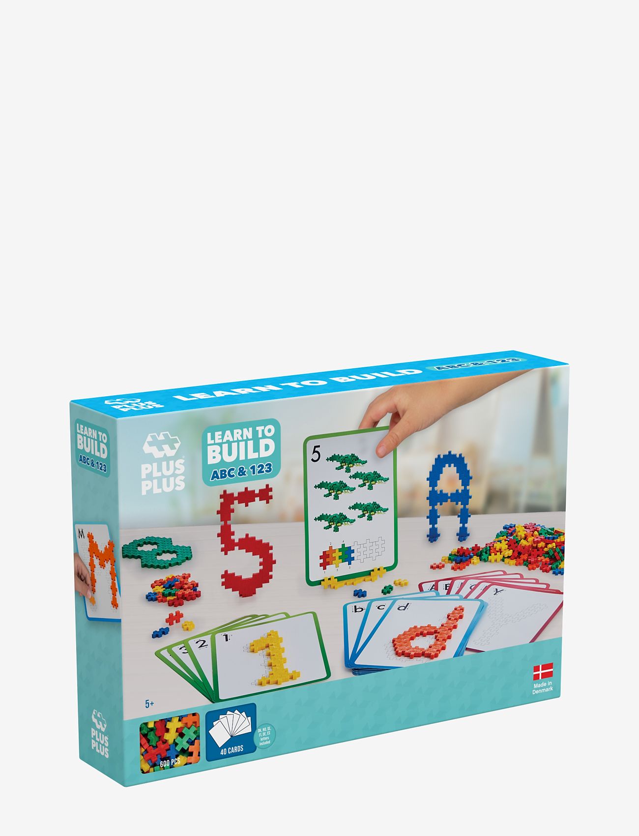 Plus-Plus - Plus-Plus Learn To Build ABC & 123 - byggesett - mix - 1