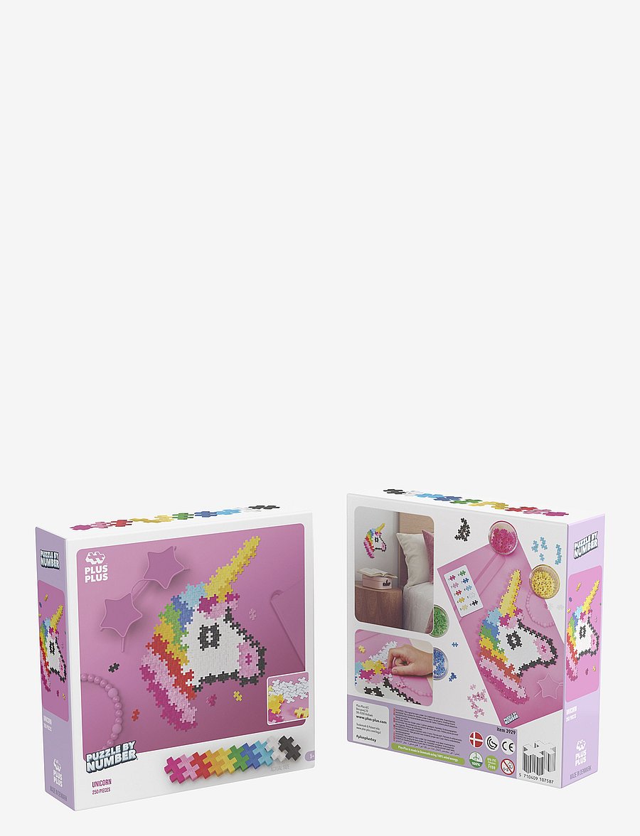 Plus-Plus - Plus-Plus Puzzle By Number Unicorn 250pcs - byggsatser - mix - 4