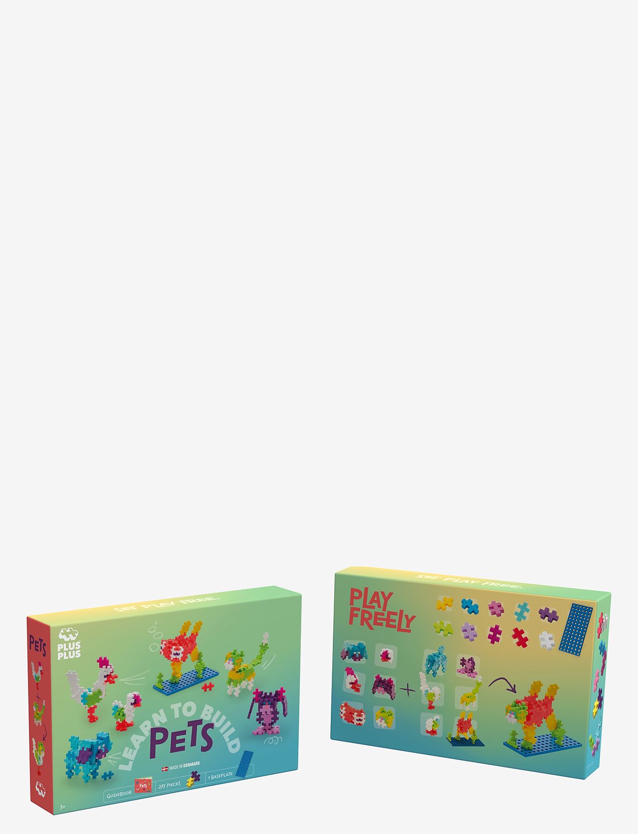 Plus-Plus - Plus-Plus Learn to Build Pets - byggesæt - mix - 1
