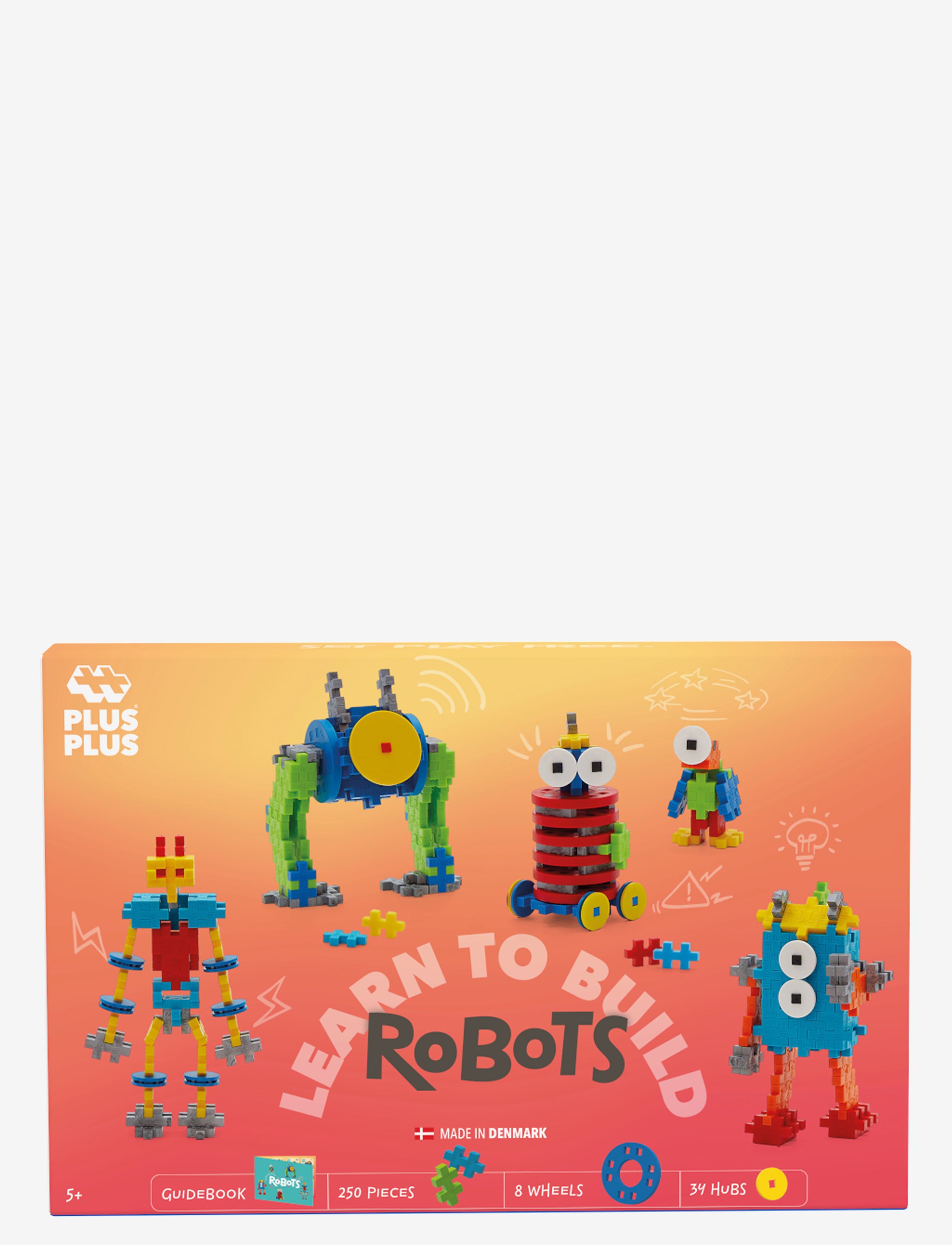 Plus-Plus - Plus-Plus Learn to Build Robots - byggsatser - mix - 1