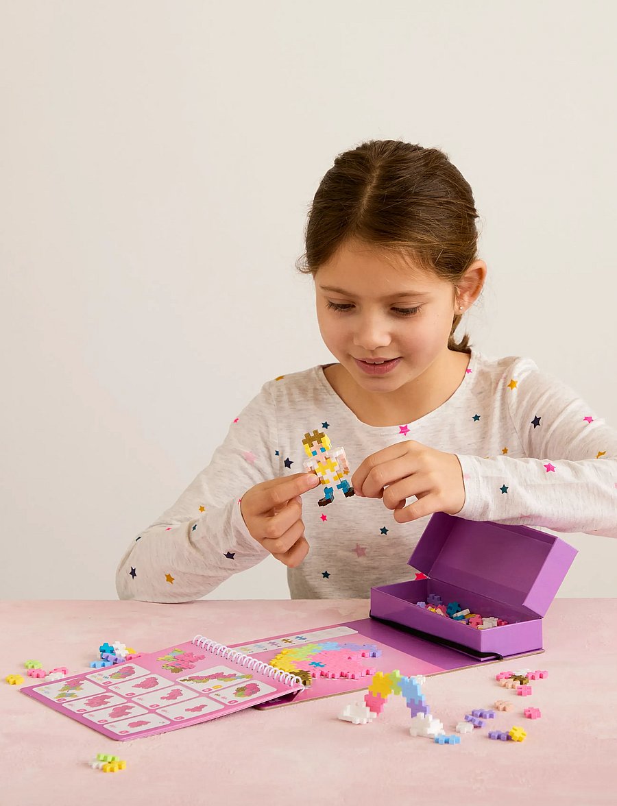 Plus-Plus - Plus-Plus Activity Pad - Fairy Tale - byggklossar - mix - 5