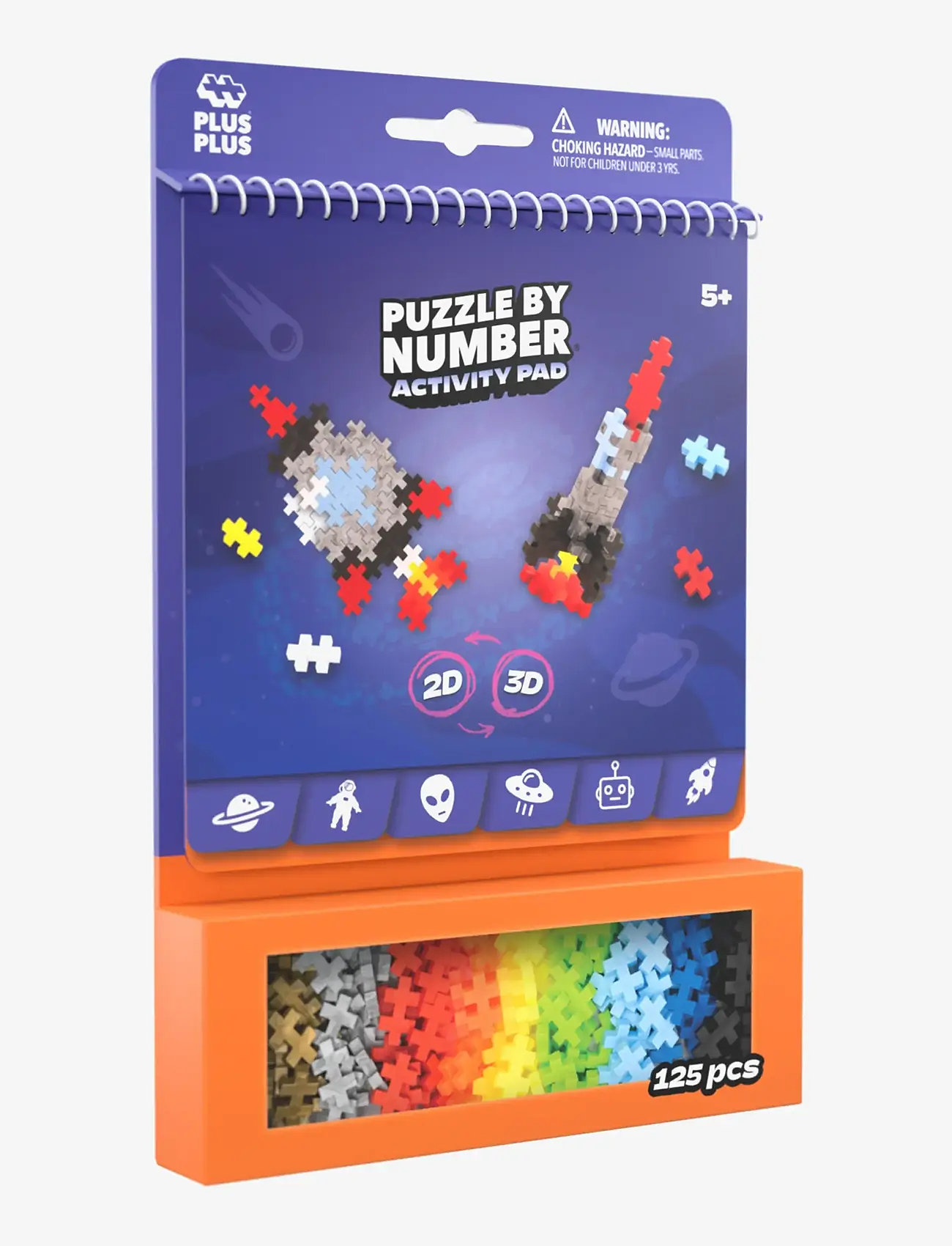 Plus-Plus - Plus-Plus Activity Pad – Space - byggeklosser - mix - 1