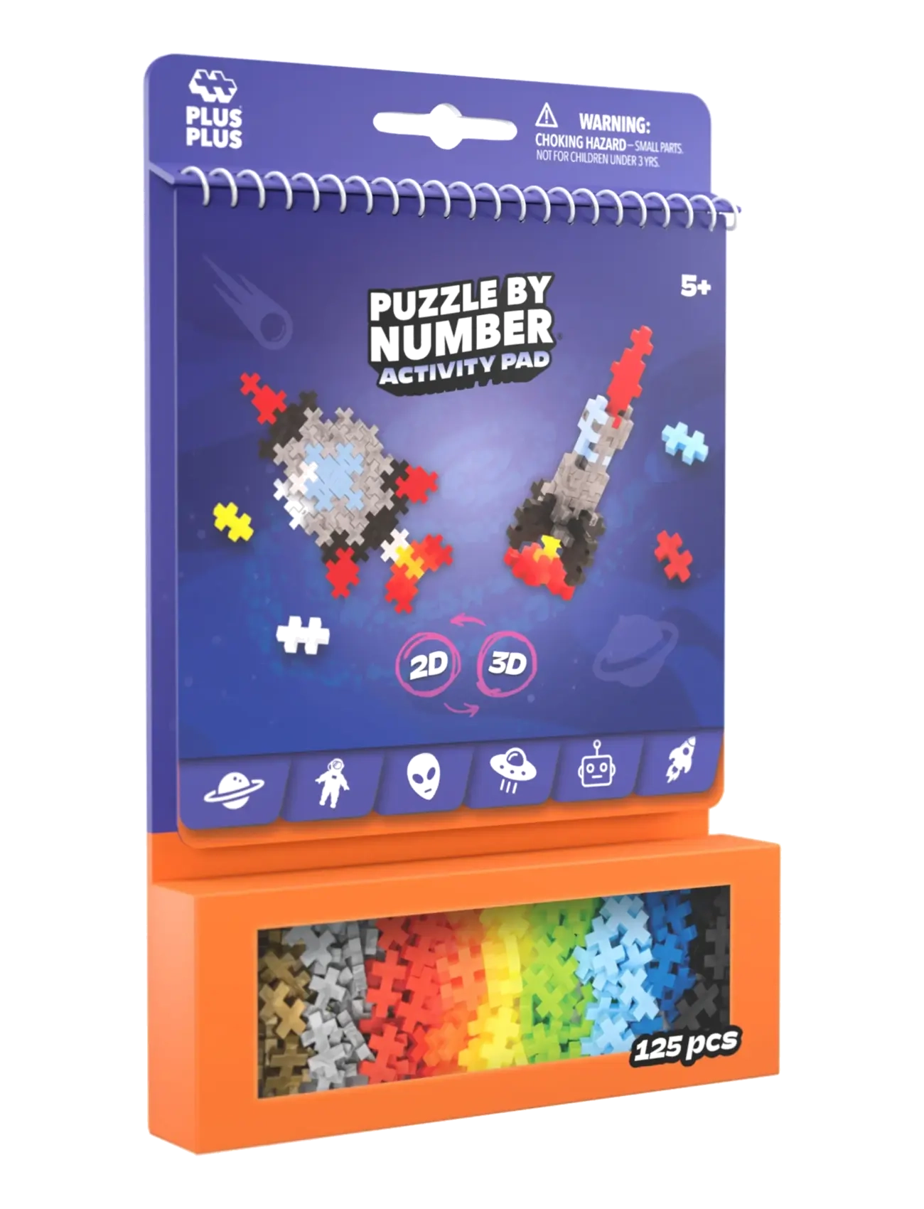 Plus-Plus - Plus-Plus Activity Pad – Space - byggeklosser - mix - 2