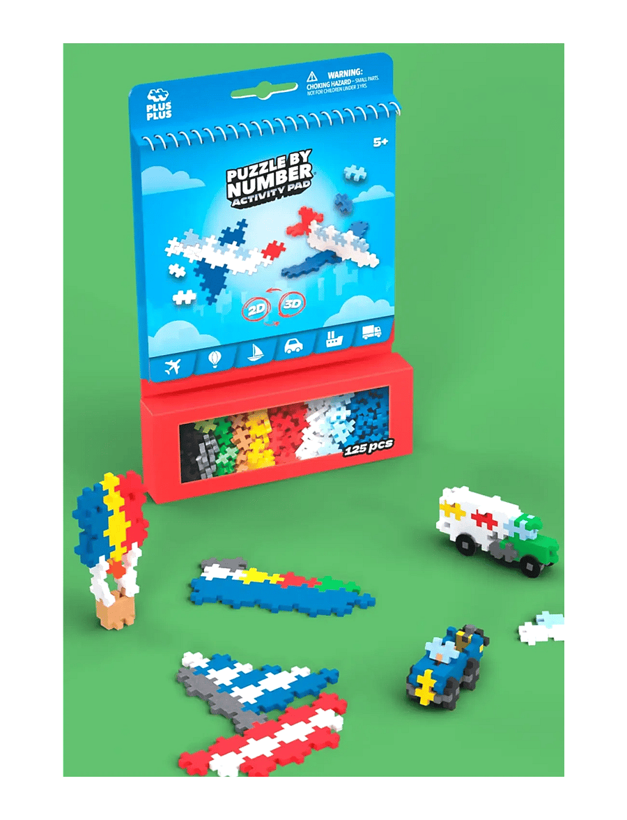 Plus-Plus - Plus-Plus Activity Pad – Transportation - bausteine - mix - 3