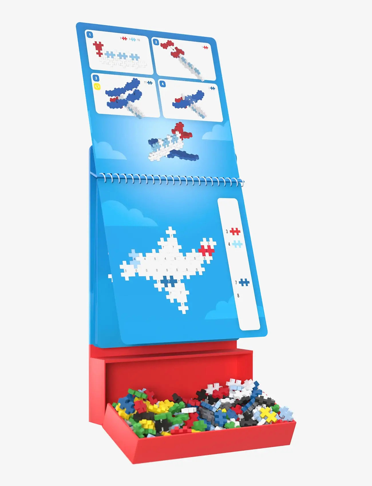 Plus-Plus - Plus-Plus Activity Pad – Transportation - byggeklodser - mix - 3