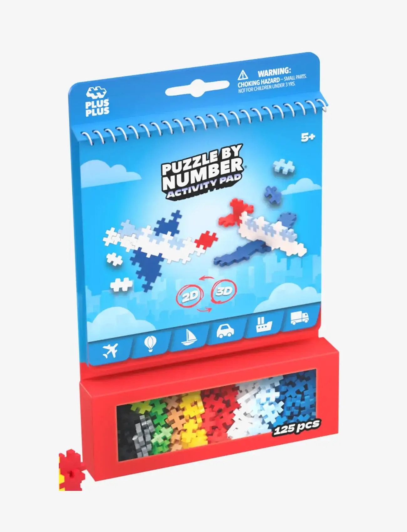 Plus-Plus - Plus-Plus Activity Pad – Transportation - byggeklodser - mix - 5