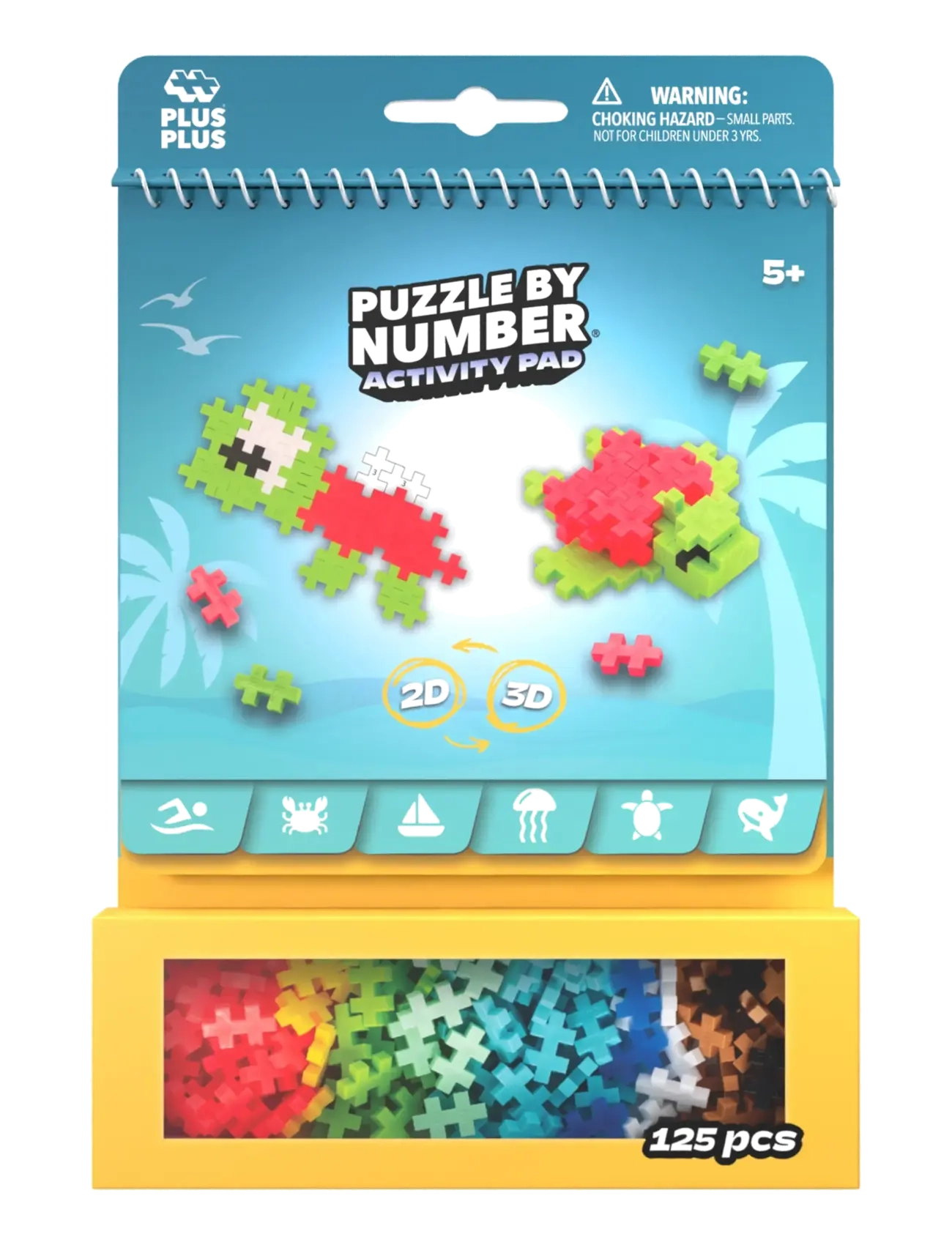 Plus-Plus Plus-Plus Activity Pad – Ocean - Leksaker - MIX / multi