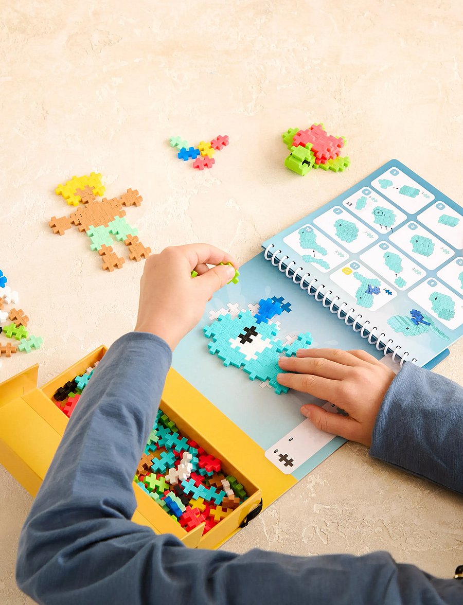 Plus-Plus - Plus-Plus Activity Pad – Ocean - byggklossar - mix - 4
