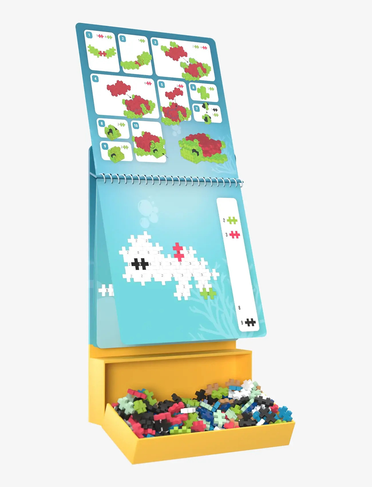 Plus-Plus - Plus-Plus Activity Pad – Ocean - byggklossar - mix - 1