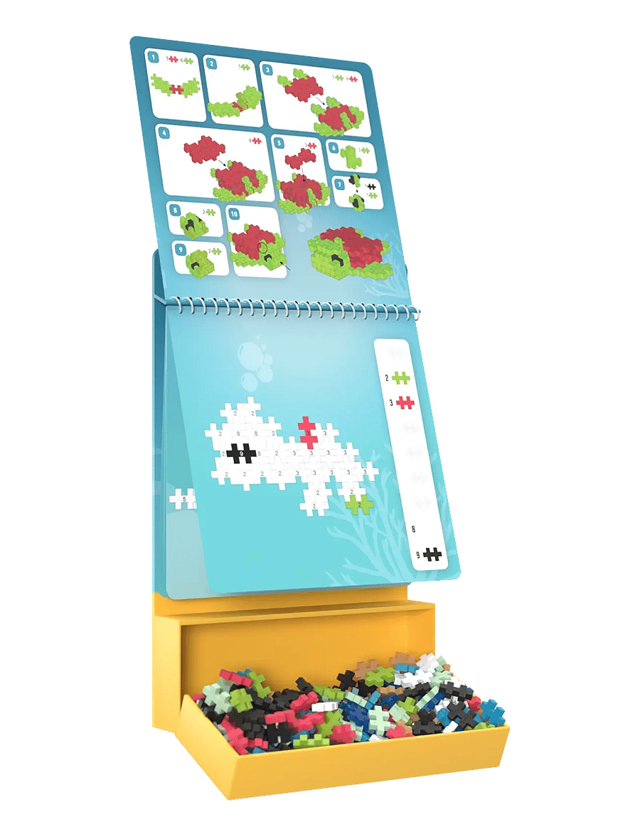 Plus-Plus - Plus-Plus Activity Pad – Ocean - byggklossar - mix - 2