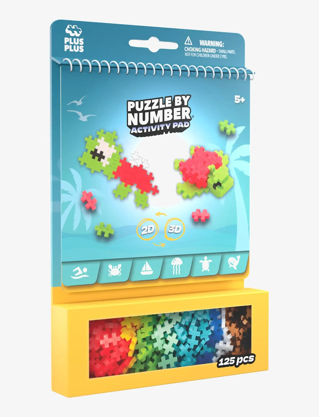 Plus-Plus - Plus-Plus Activity Pad – Ocean - byggklossar - mix - 2